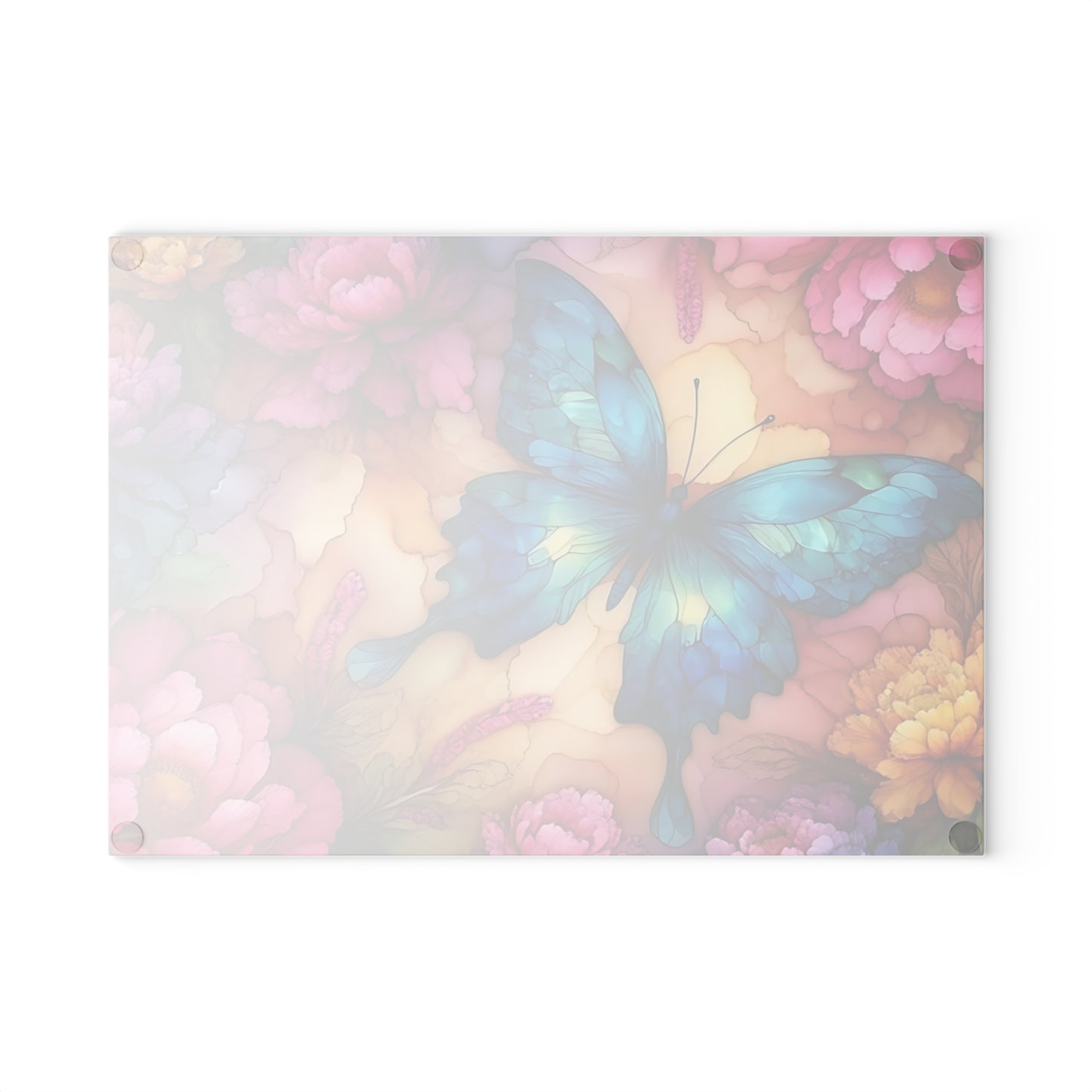 🦋 Blooming Butterfly Cutting Board – Graceful Floral Elegance for Your Kitchen