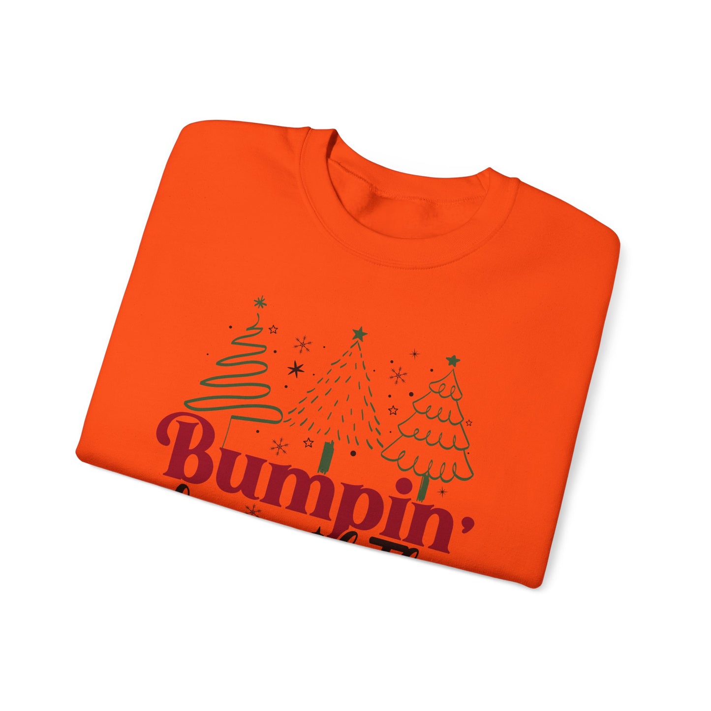 🎄👶 Bumpin’ Around the Christmas Tree Sweatshirt – Cute Holiday Maternity Top ❤️