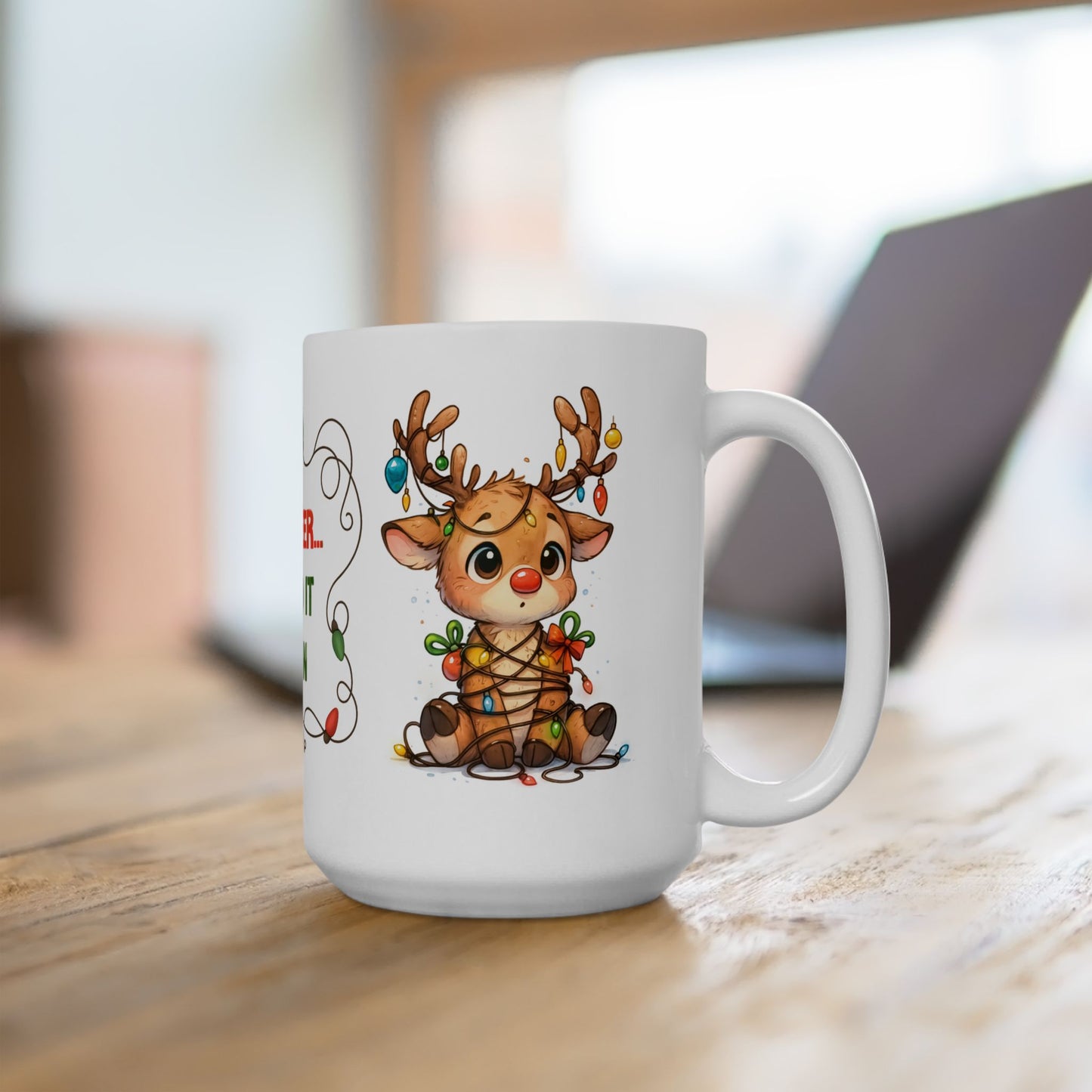 🦌🎄 Oh Deer… I Did It Again Christmas Mug – Cute Reindeer Coffee Cup ✨☕