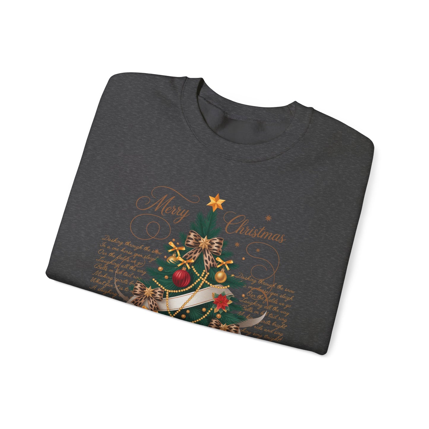 🎄✨ Merry Christmas Tree Sweatshirt – Classic Festive Elegance for 2025 ✨🎅