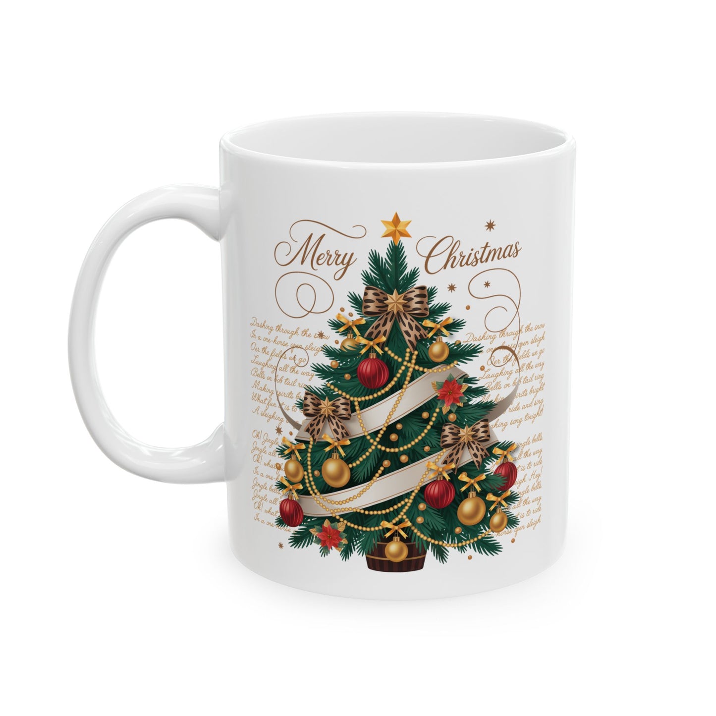 🎄✨ Merry Christmas Tree – Festive Evergreen Coffee Cup ☕