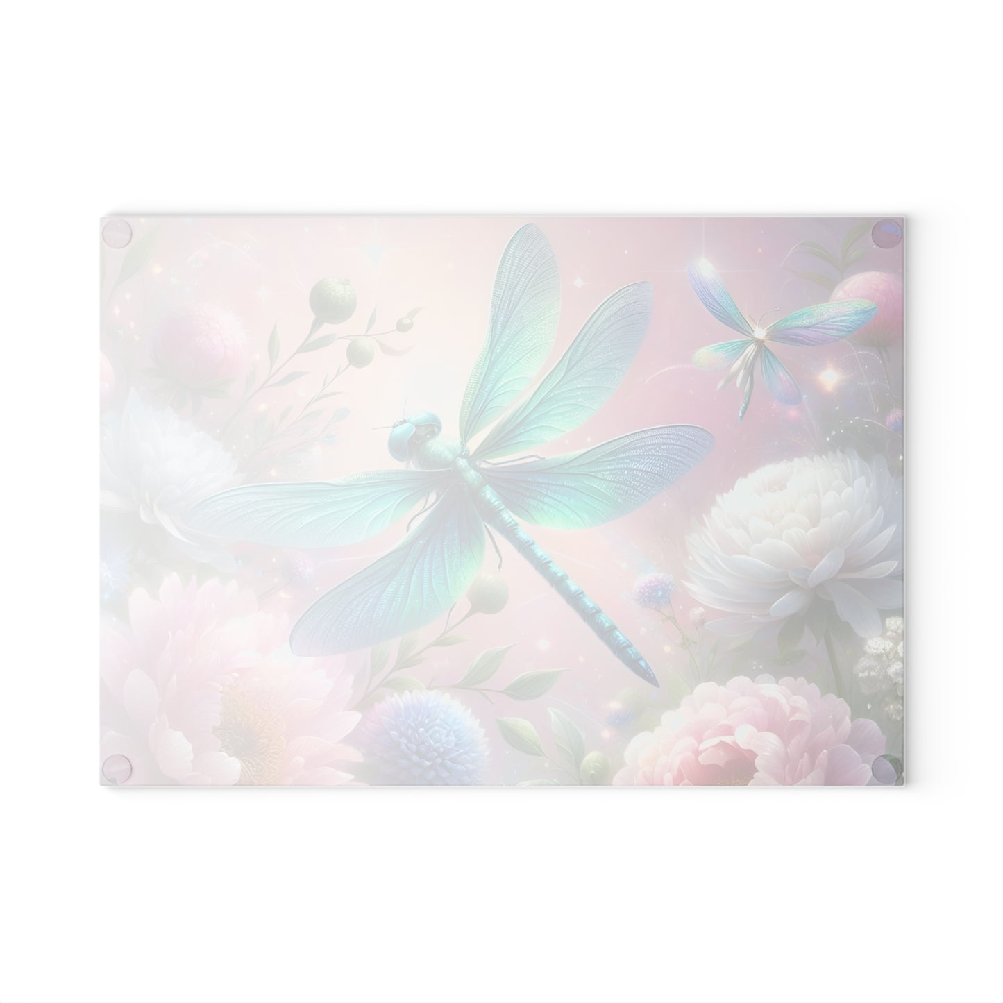 🦋 Dragonfly Garden Cutting Board – Whimsical Beauty for Your Kitchen 🌸