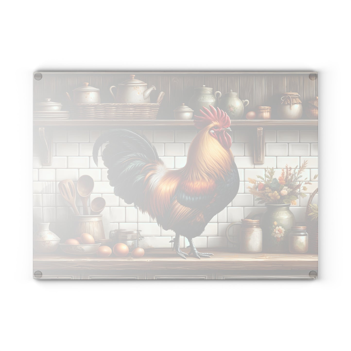 🪵🐓 Rustic Rooster Cutting Board – Farmhouse Flair Meets Vintage Charm
