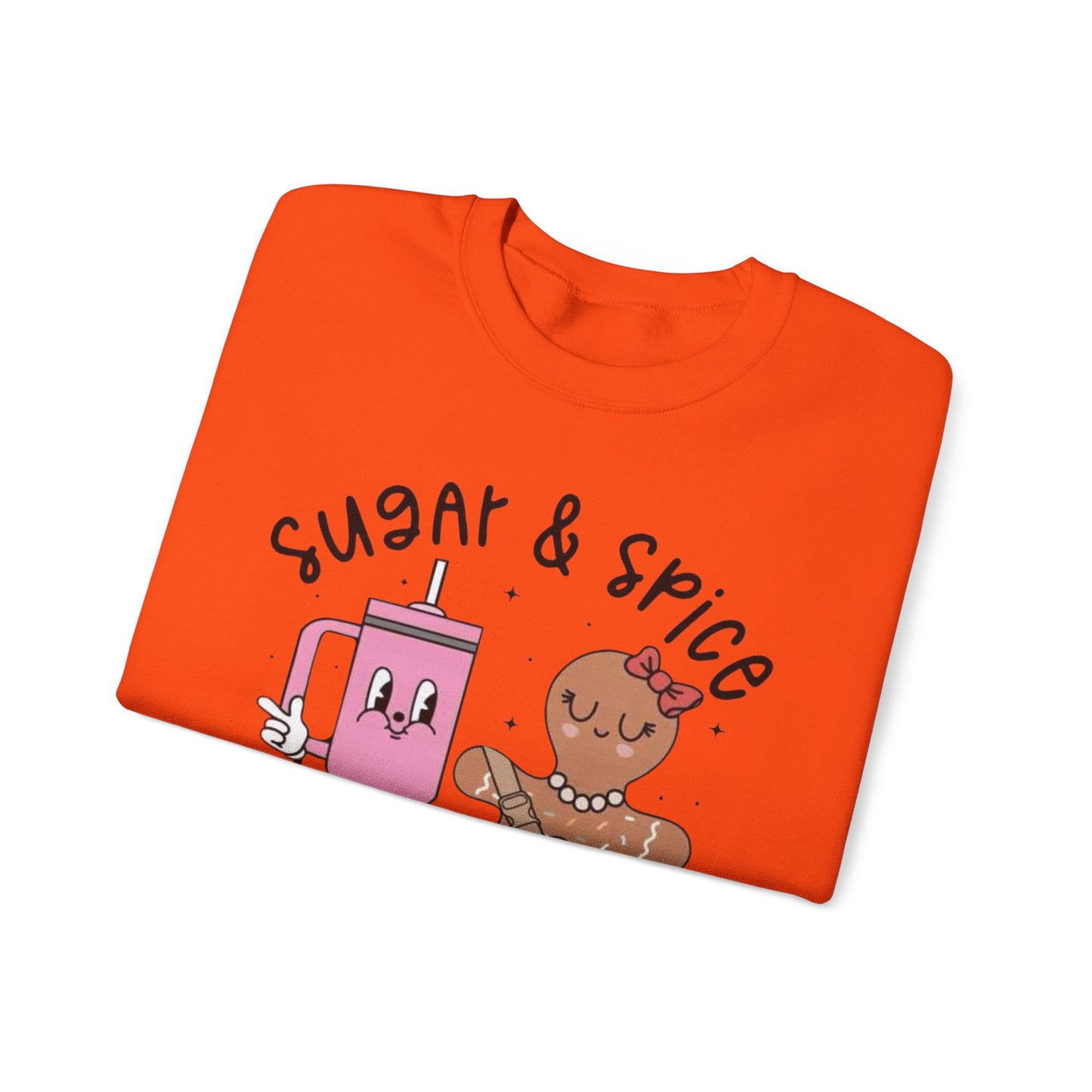 🍬✨ Sugar & Spice Sweatshirt – Sweet Gingerbread & Cozy Vibes 🎄☕