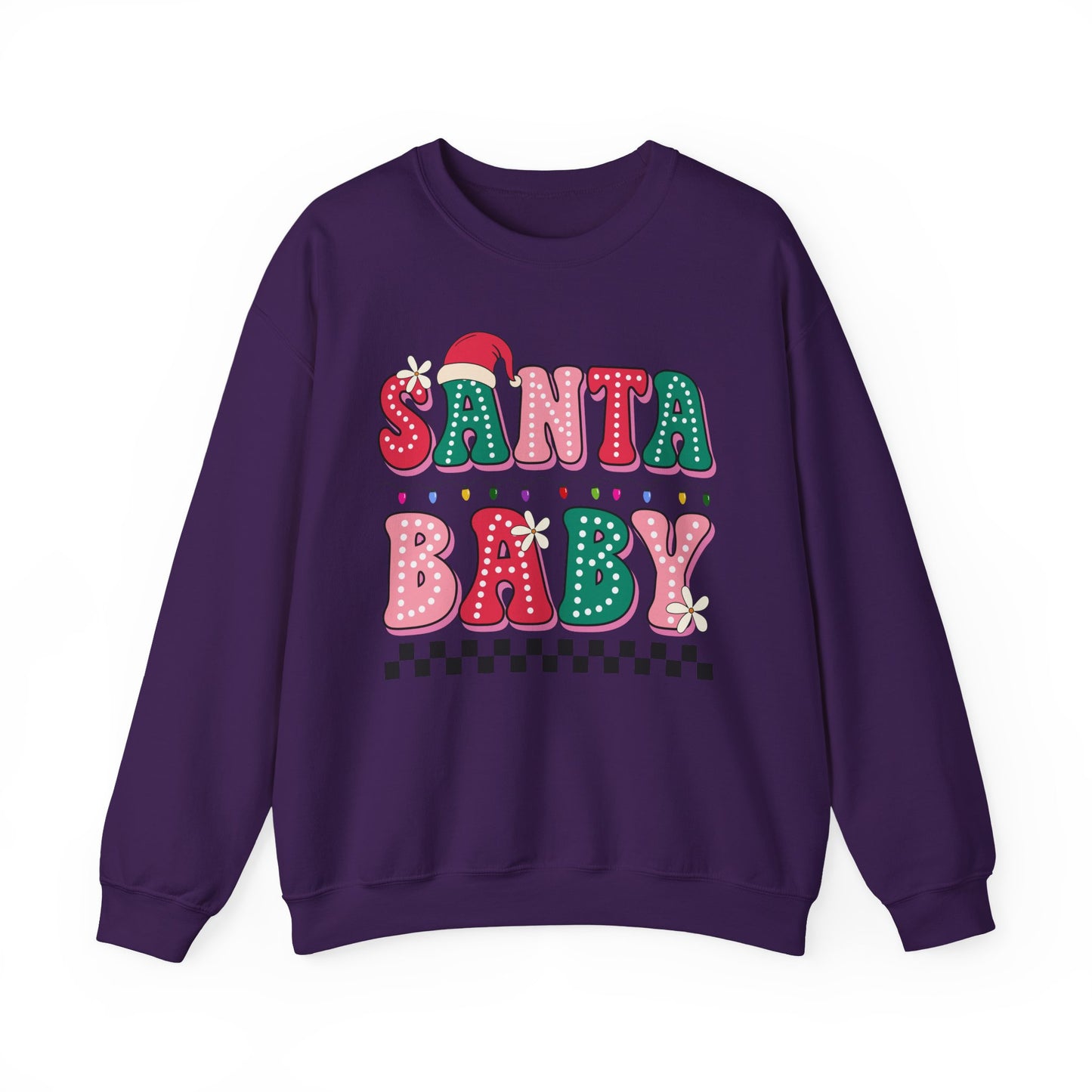 🎅✨ Santa Baby Retro Sweatshirt – Cute & Festive Holiday Style