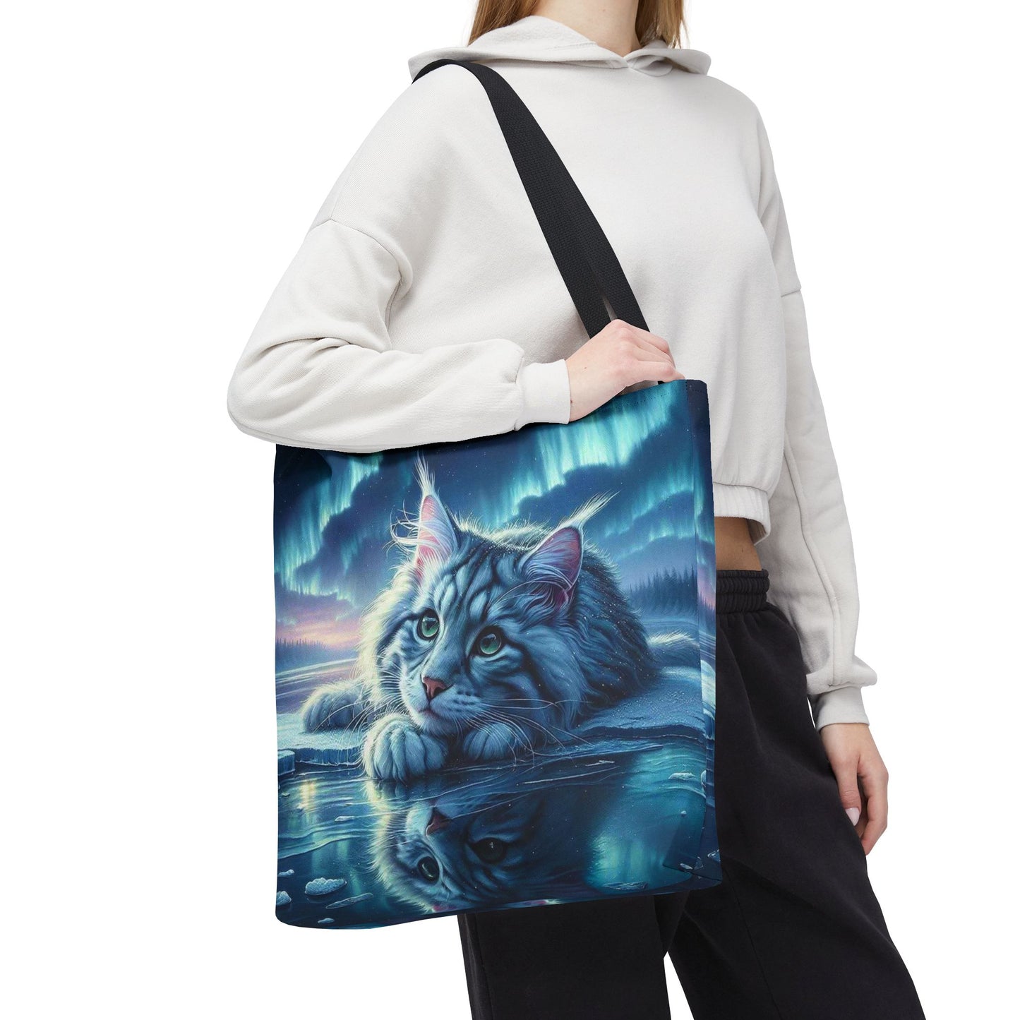 Bolso de mano Majestic Maine Coon Cat: duradero, elegante y reutilizable, ideal para amantes de los gatos, dueños de mascotas, para ir de compras, leer libros y para uso diario.
