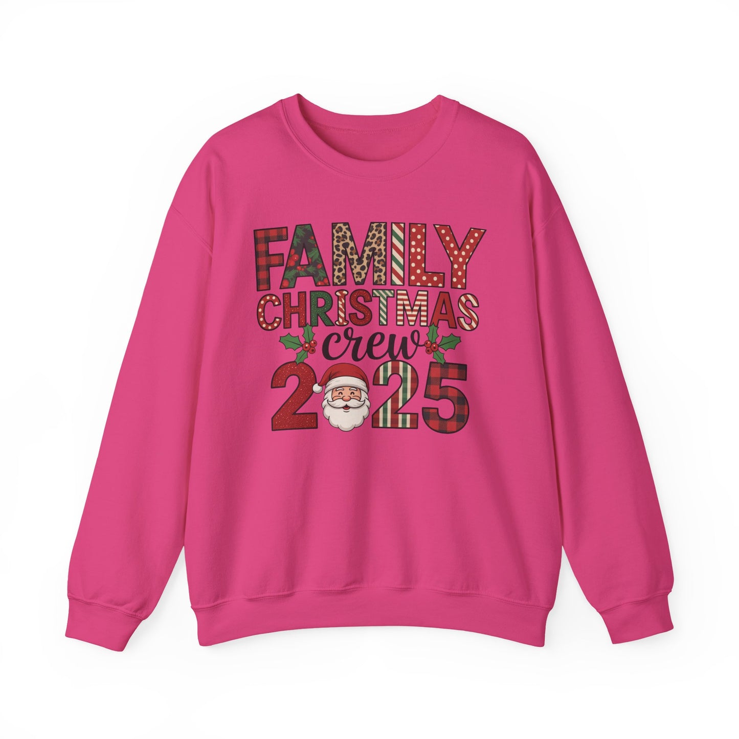 🎄👨‍👩‍👧‍👦 Family Christmas Crew 2025 Sweatshirt – Celebrate the Holidays Together 🎅✨