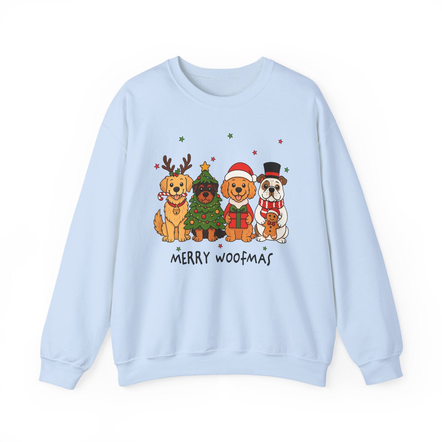 🐶🎄 Merry Woofmas Sweatshirt – Festive Dog Lovers Holiday Crewneck