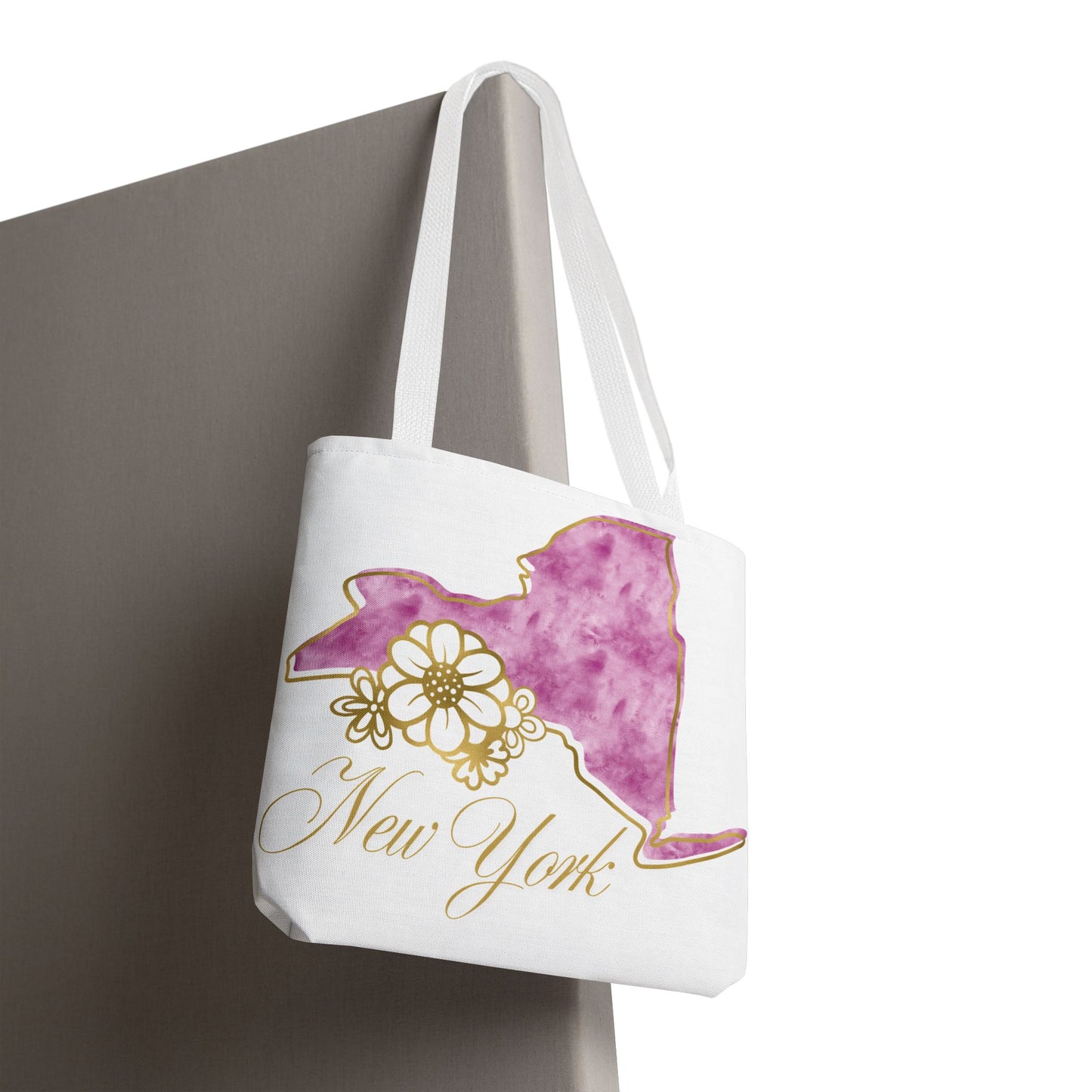 🗽 New York State Floral Tote Bag – Chic, Practical & City Charm 🌸