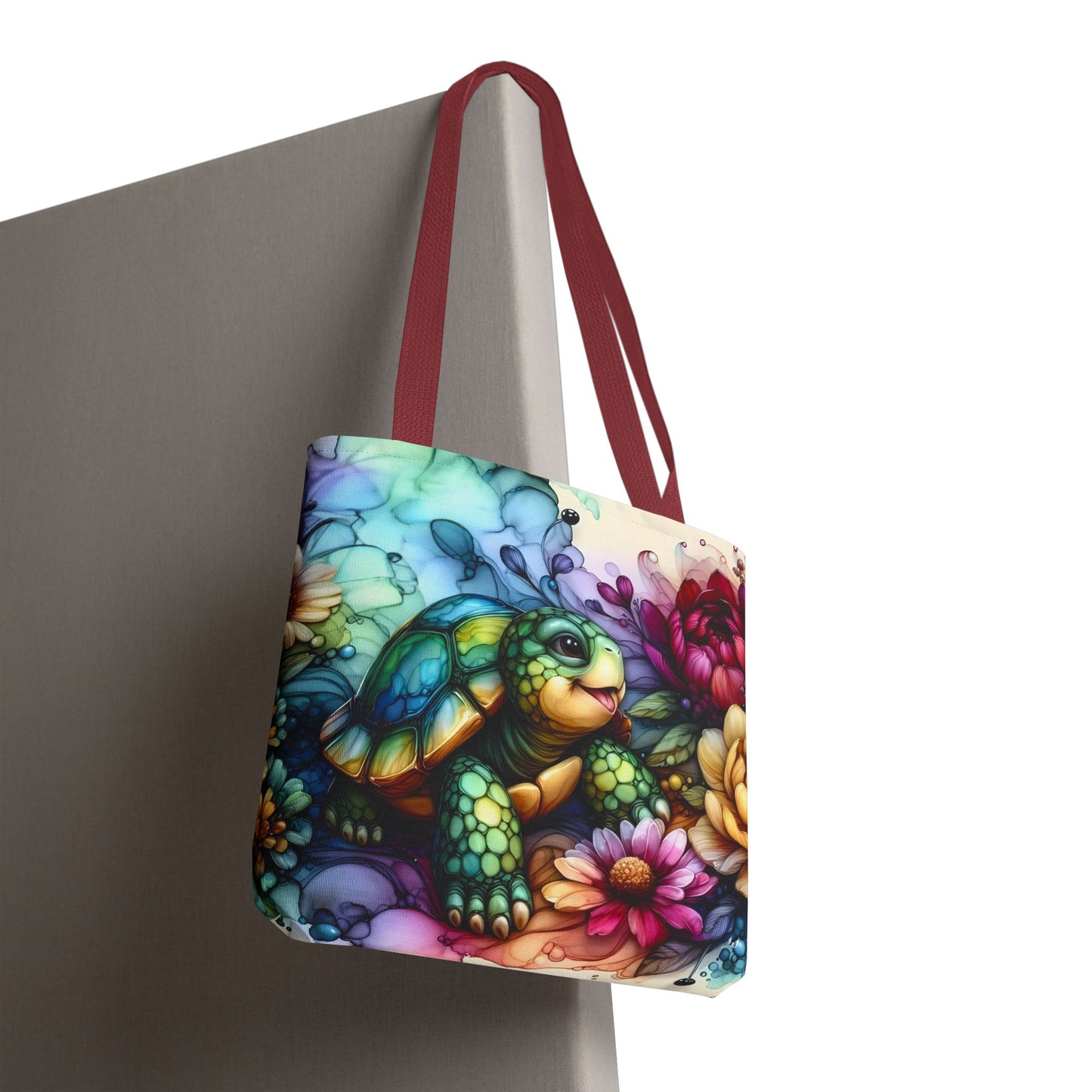 Bolsa de mano - Diseño de tortugas coloridas