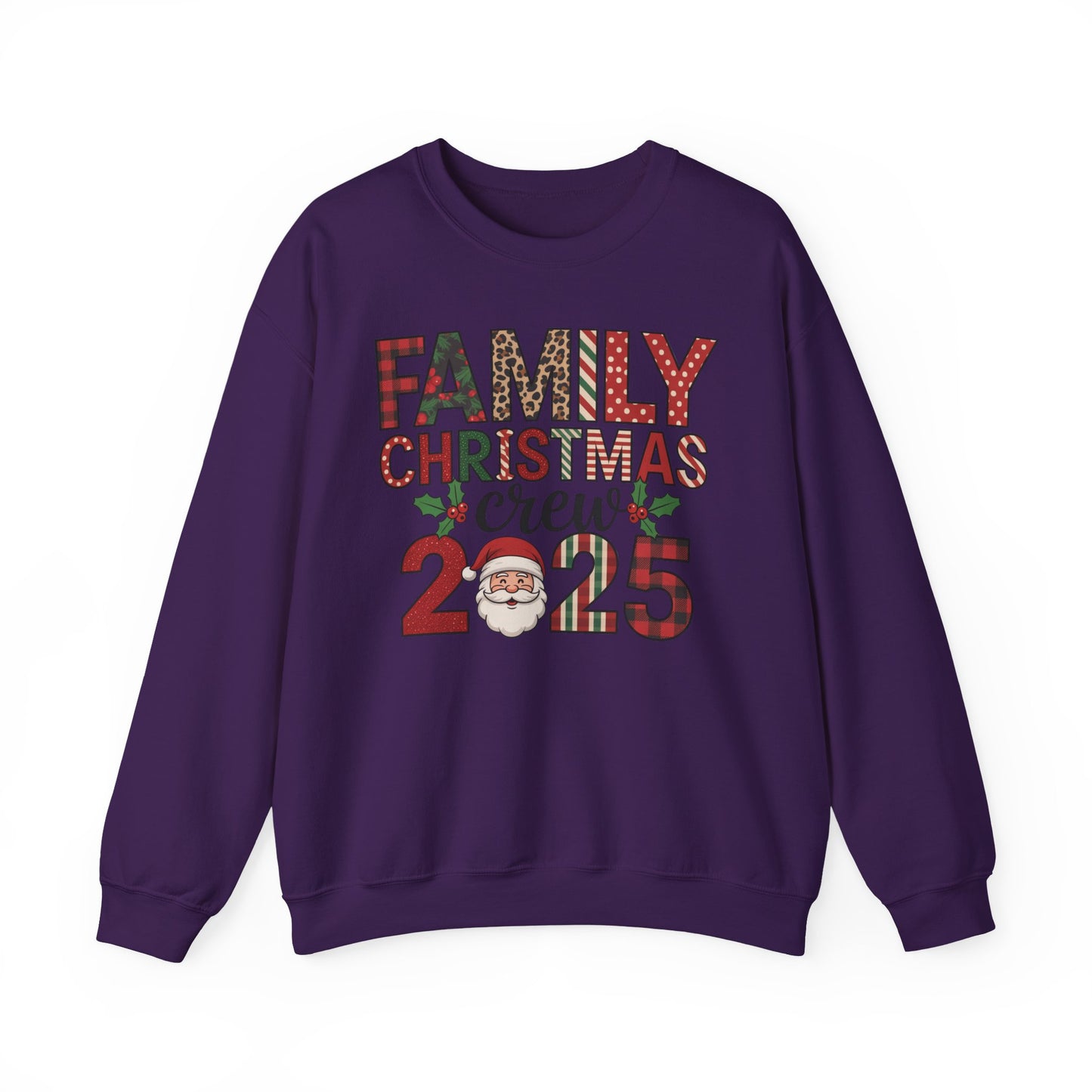🎄👨‍👩‍👧‍👦 Family Christmas Crew 2025 Sweatshirt – Celebrate the Holidays Together 🎅✨