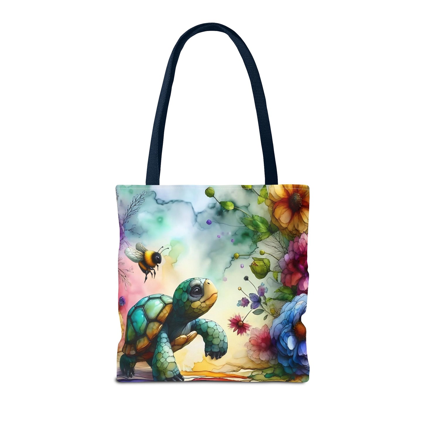 Bolsa de mano - Diseño de tortugas coloridas
