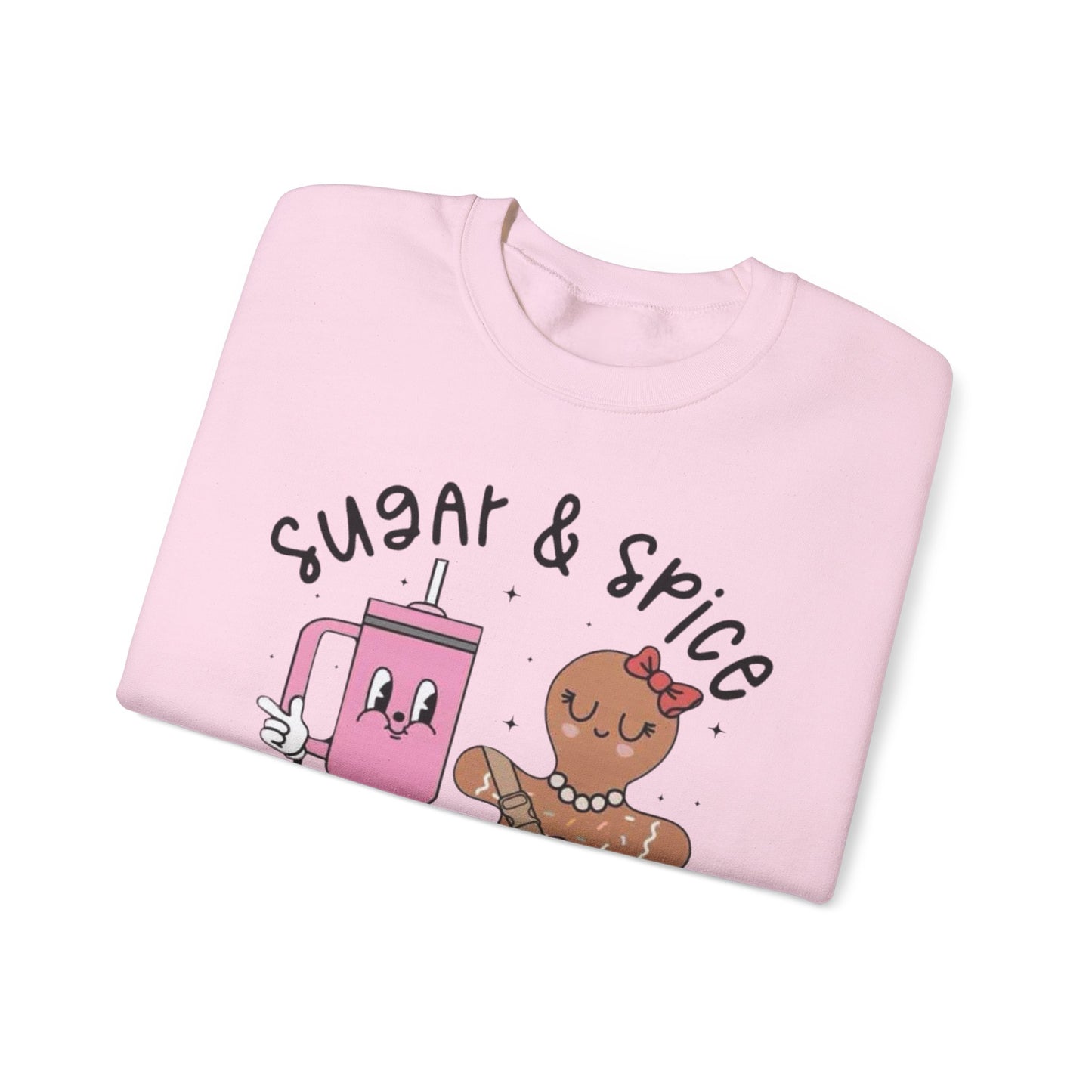 🍬✨ Sugar & Spice Sweatshirt – Sweet Gingerbread & Cozy Vibes 🎄☕