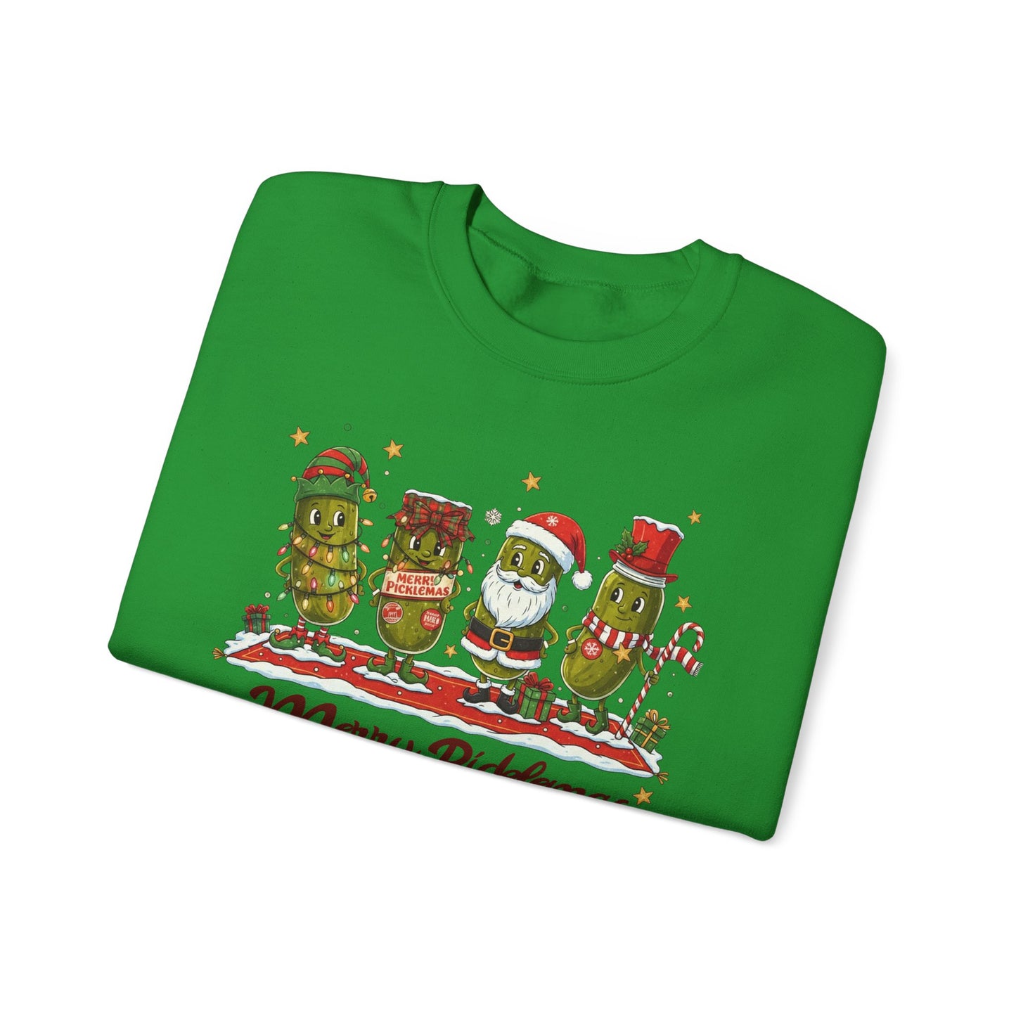 🎄🥒 Merry Picklemas Sweatshirt – Funny Holiday Dill-Lovers Gift