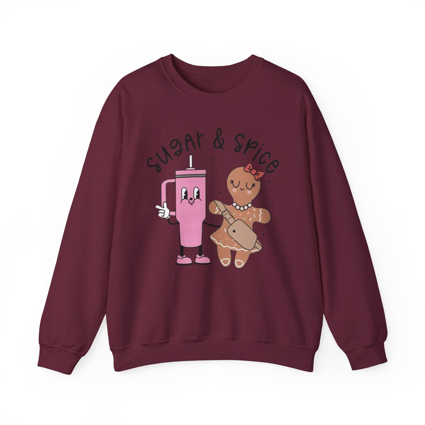 🍬✨ Sugar & Spice Sweatshirt – Sweet Gingerbread & Cozy Vibes 🎄☕