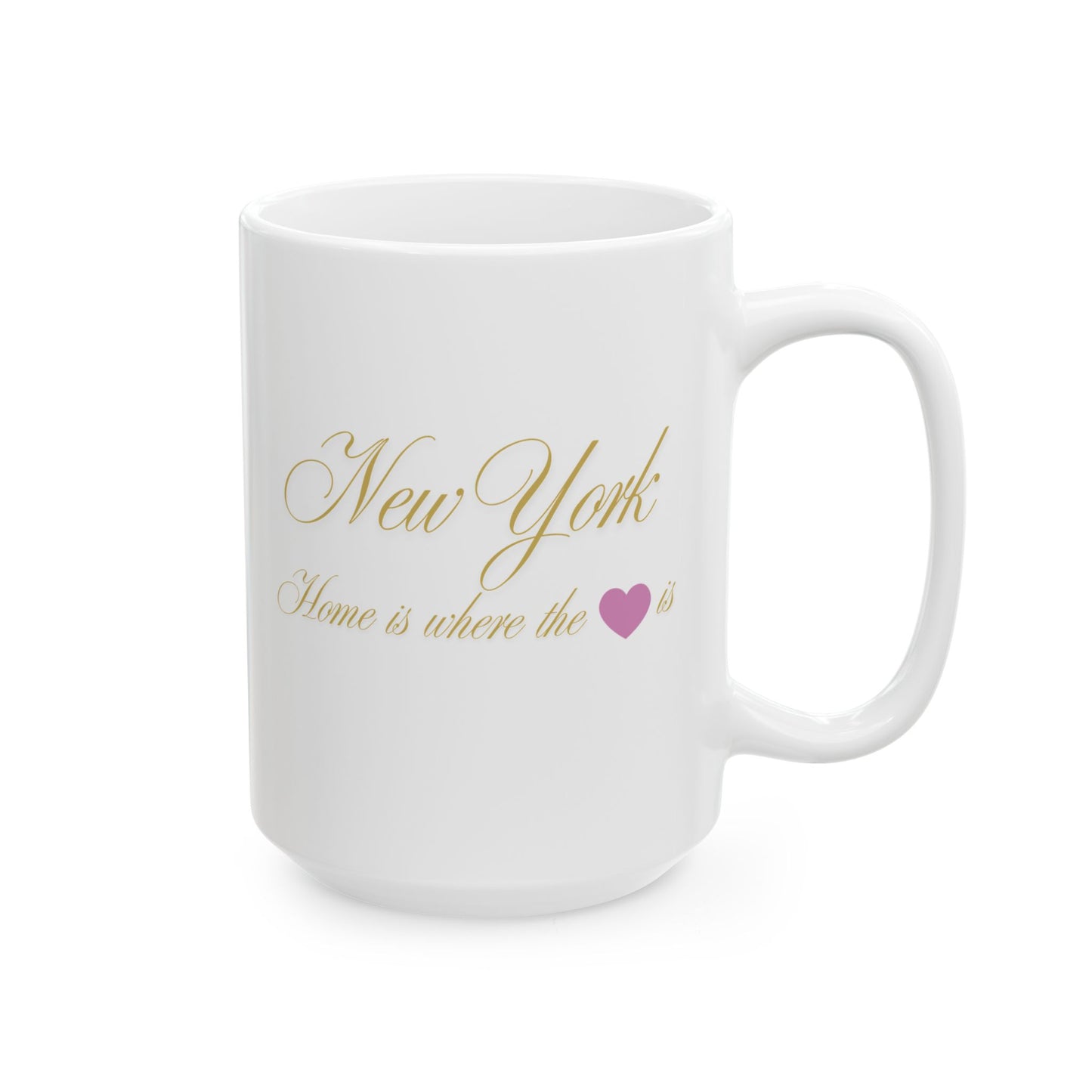 ☕ Home is Where the ❤️ Is – New York Mug – City Lights & Cozy Sips 🗽