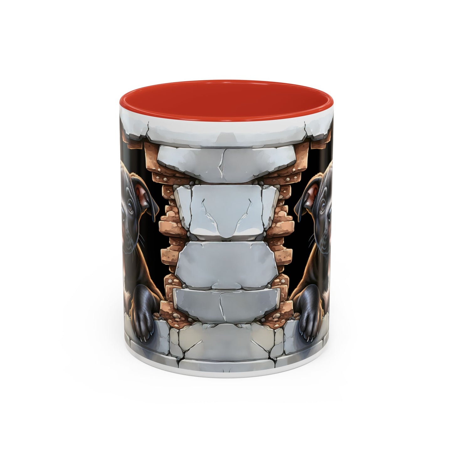 🐶☕ Pit Bull Puppy Accent Mug – Cute Breakthrough Pup Design ✨