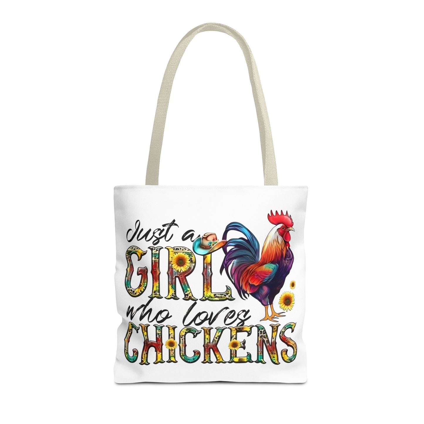 🐔 Solo una chica que ama las gallinas: Bolsa de tela estilo granja para amantes de las gallinas