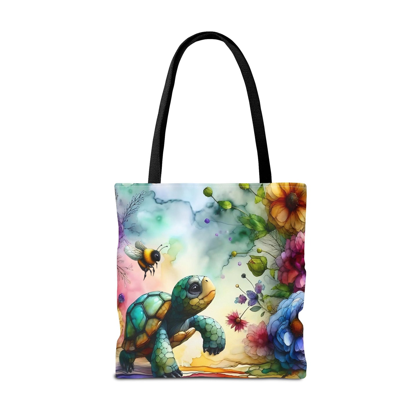 Bolsa de mano - Diseño de tortugas coloridas