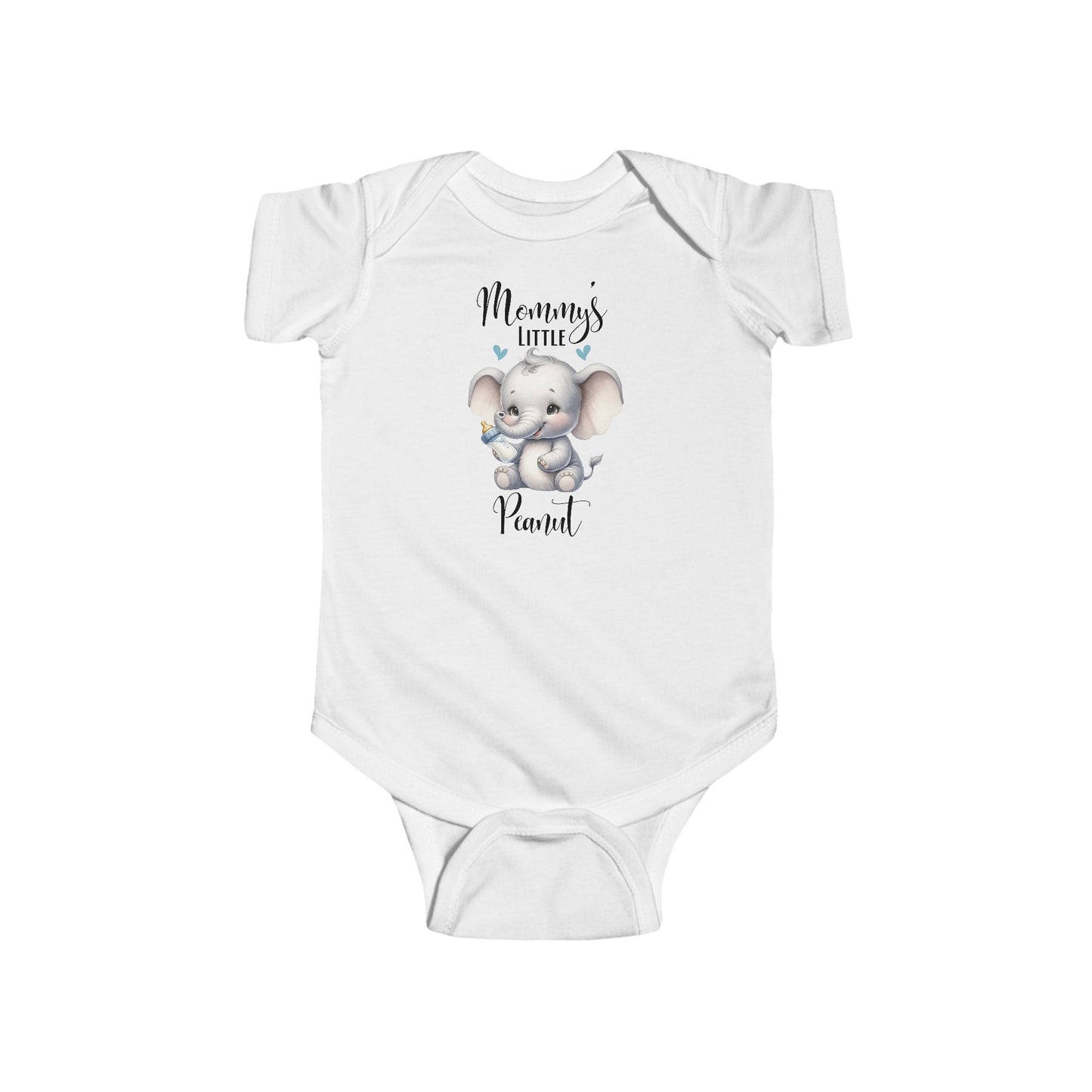 🍼🐘 Mommy’s Little Peanut Baby Onesie – Adorable Elephant Outfit for Babies 💖👶