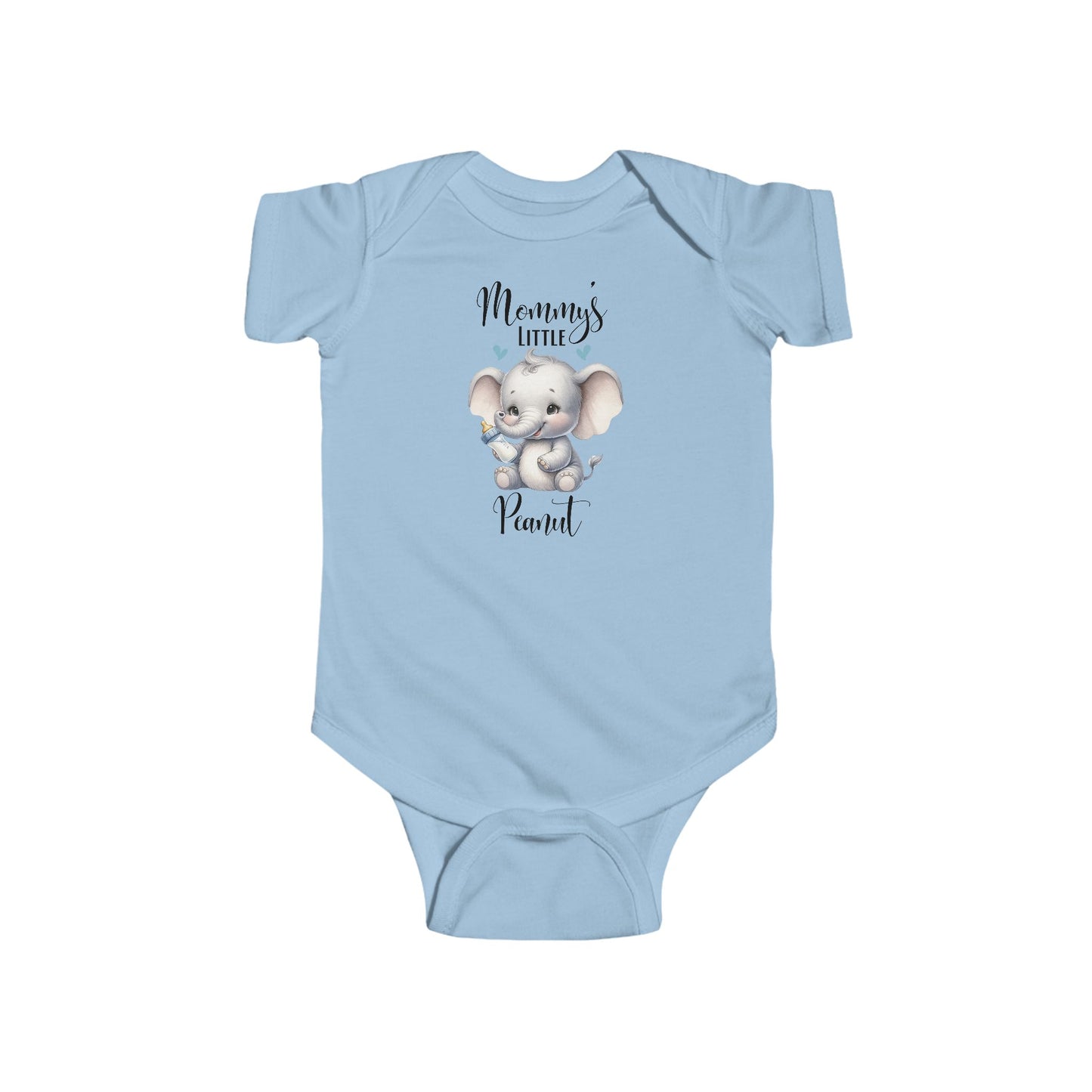 🍼🐘 Mommy’s Little Peanut Baby Onesie – Adorable Elephant Outfit for Babies 💖👶