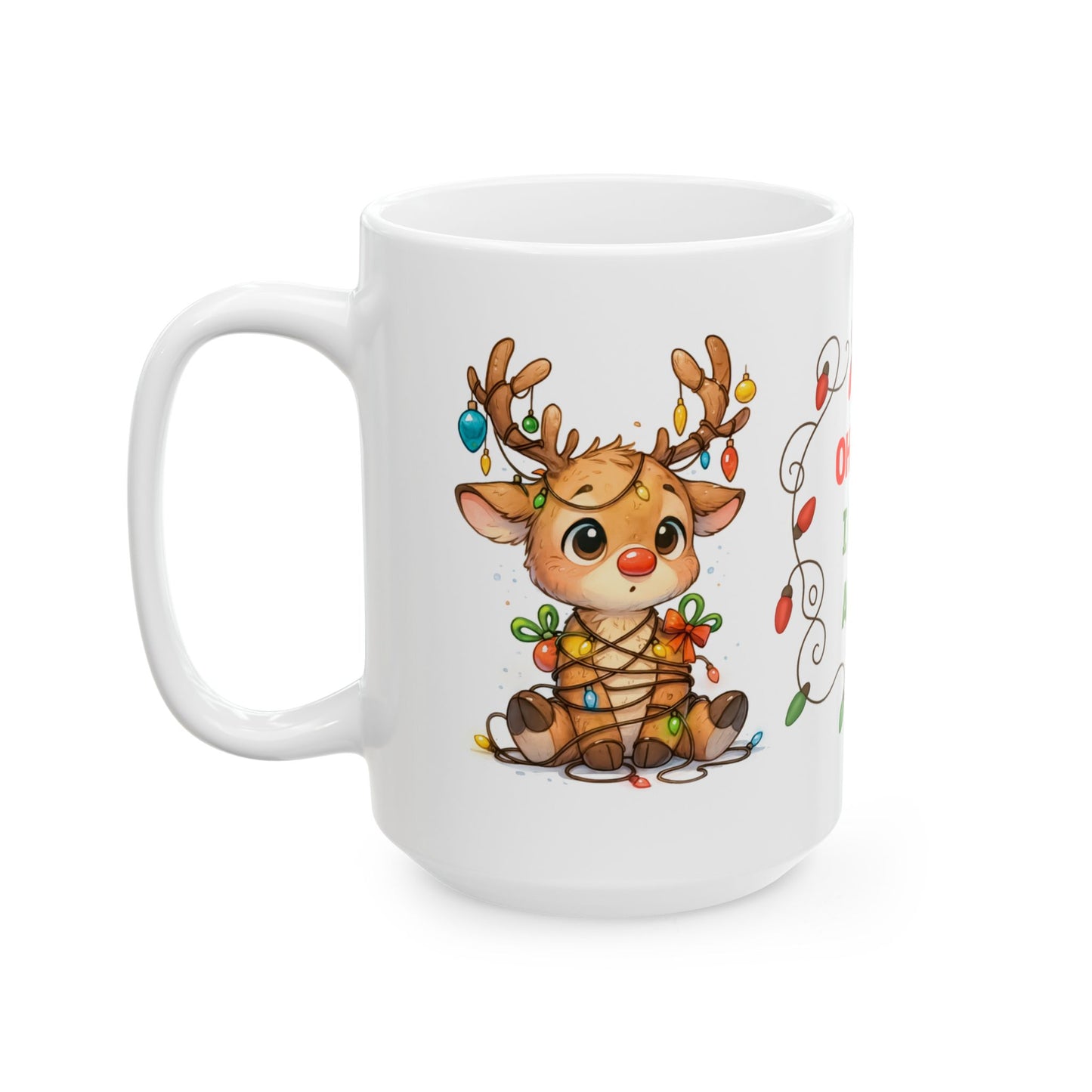 🦌🎄 Oh Deer… I Did It Again Christmas Mug – Cute Reindeer Coffee Cup ✨☕