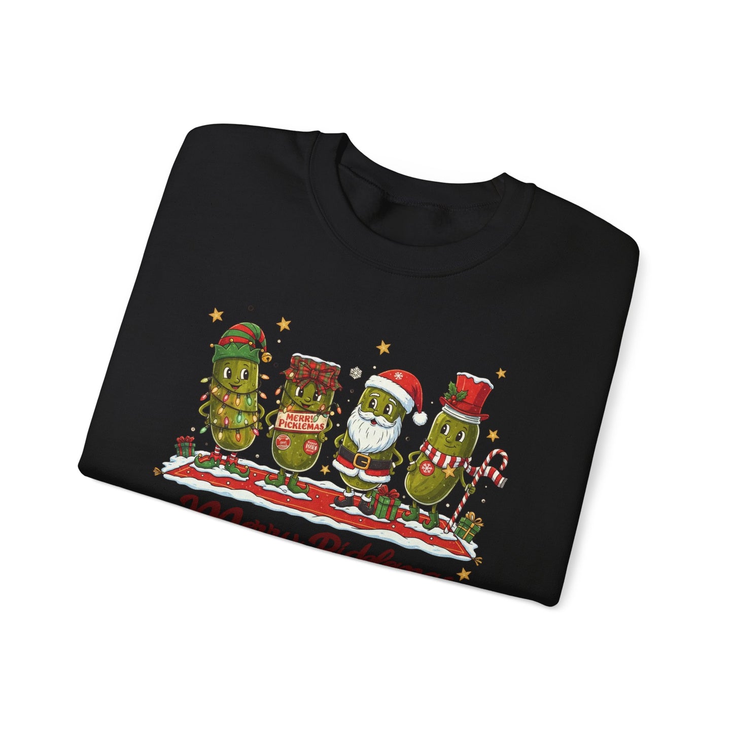 🎄🥒 Merry Picklemas Sweatshirt – Funny Holiday Dill-Lovers Gift