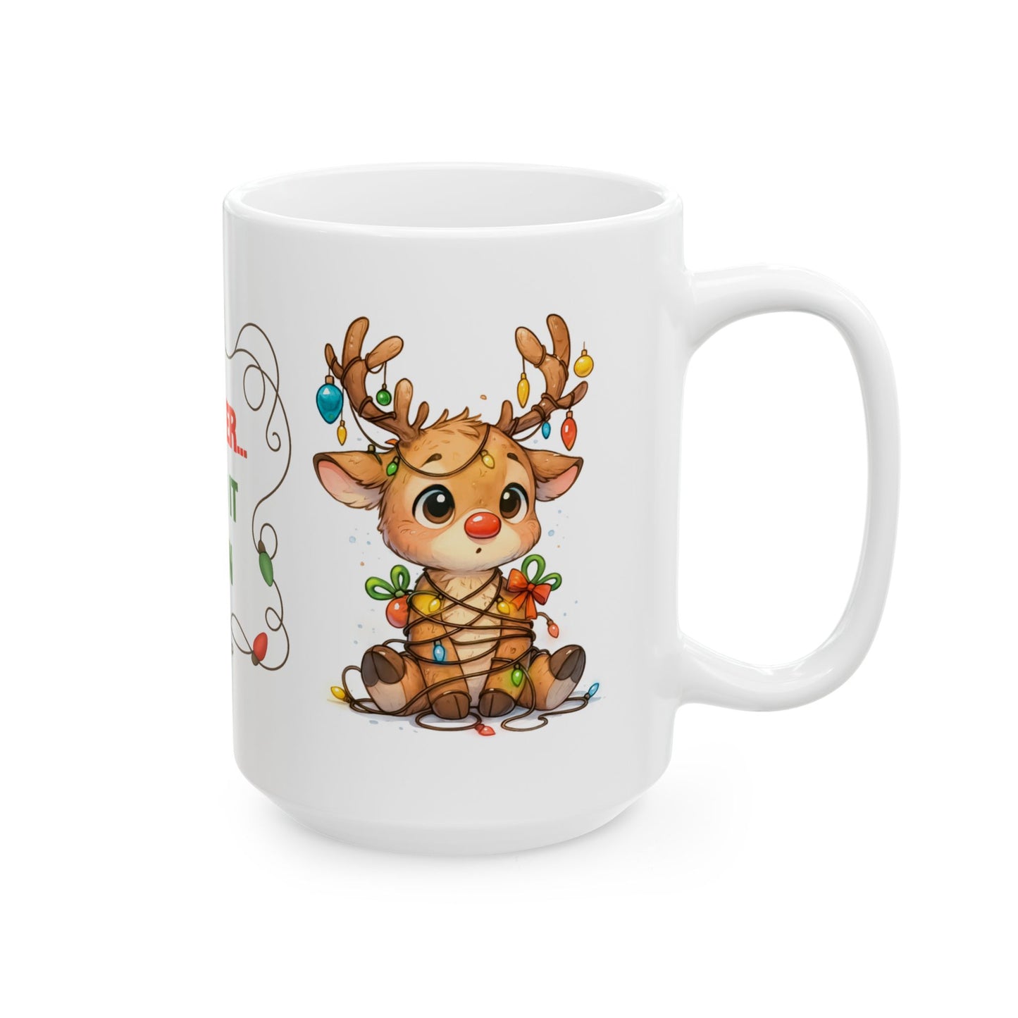 🦌🎄 Oh Deer… I Did It Again Christmas Mug – Cute Reindeer Coffee Cup ✨☕