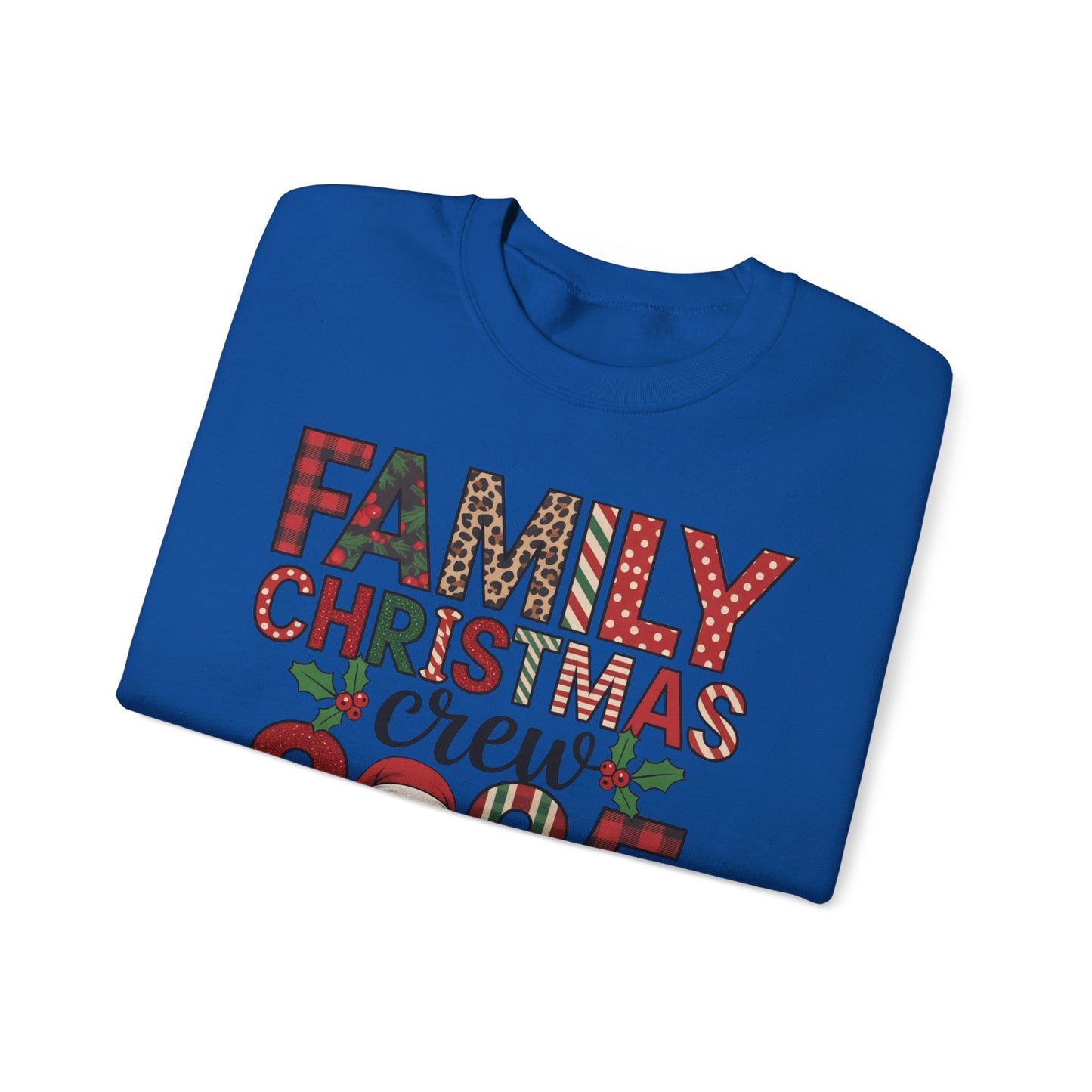 🎄👨‍👩‍👧‍👦 Family Christmas Crew 2025 Sweatshirt – Celebrate the Holidays Together 🎅✨
