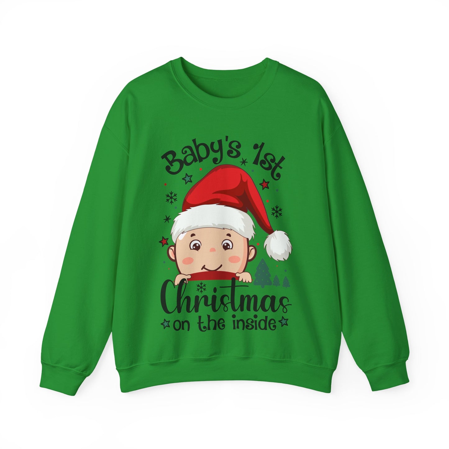 🎅🌲 Santa Baby Christmas Sweatshirt – Adorable Holiday Crewneck