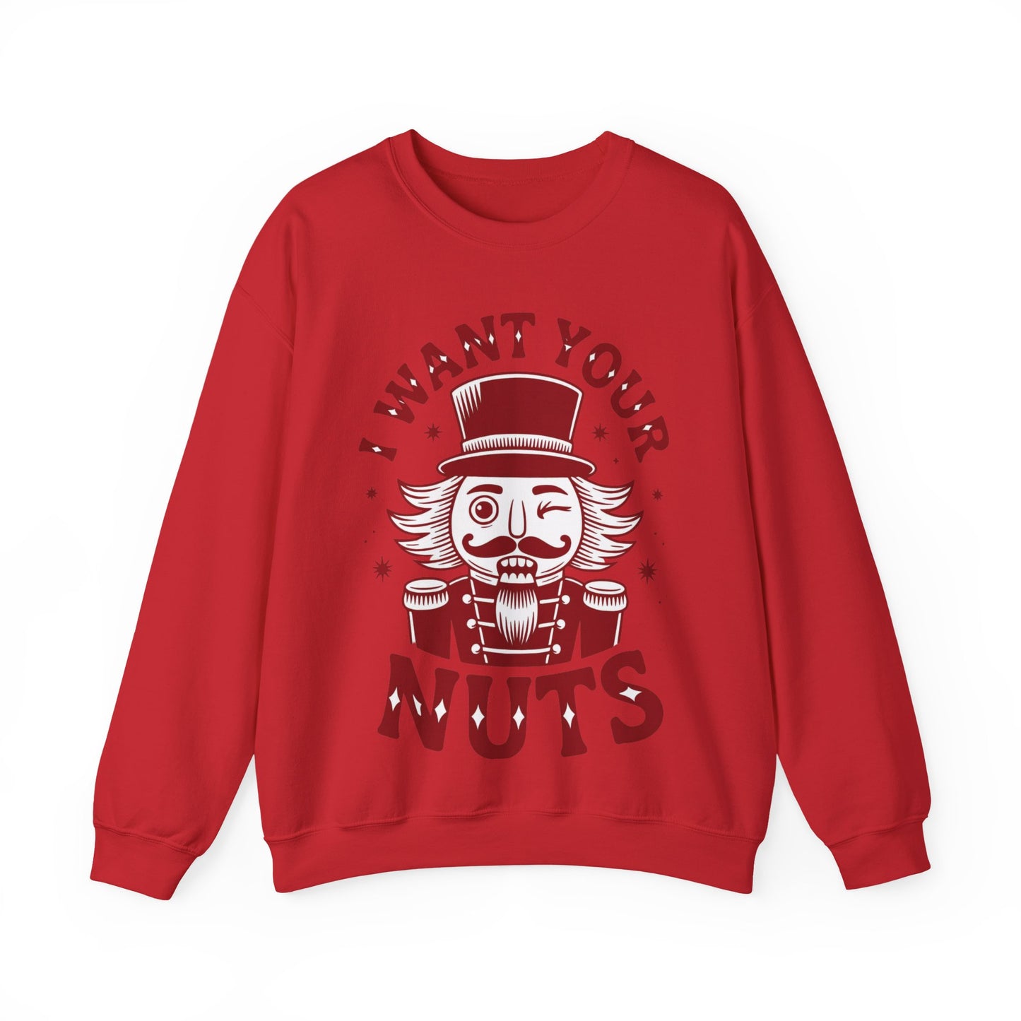 🎄😂 I Want Your Nuts Sweatshirt – Funny Nutcracker Christmas Pullover for Women