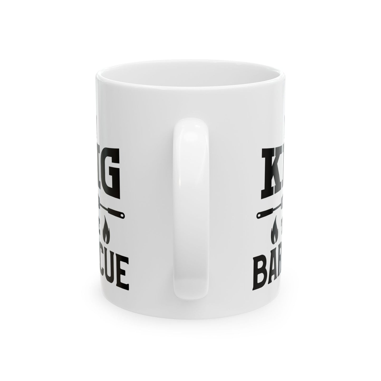 🔥👑 KING OF THE BARBEQUE – Funny BBQ Dad Coffee Mug (11oz & 15oz) 👑🔥