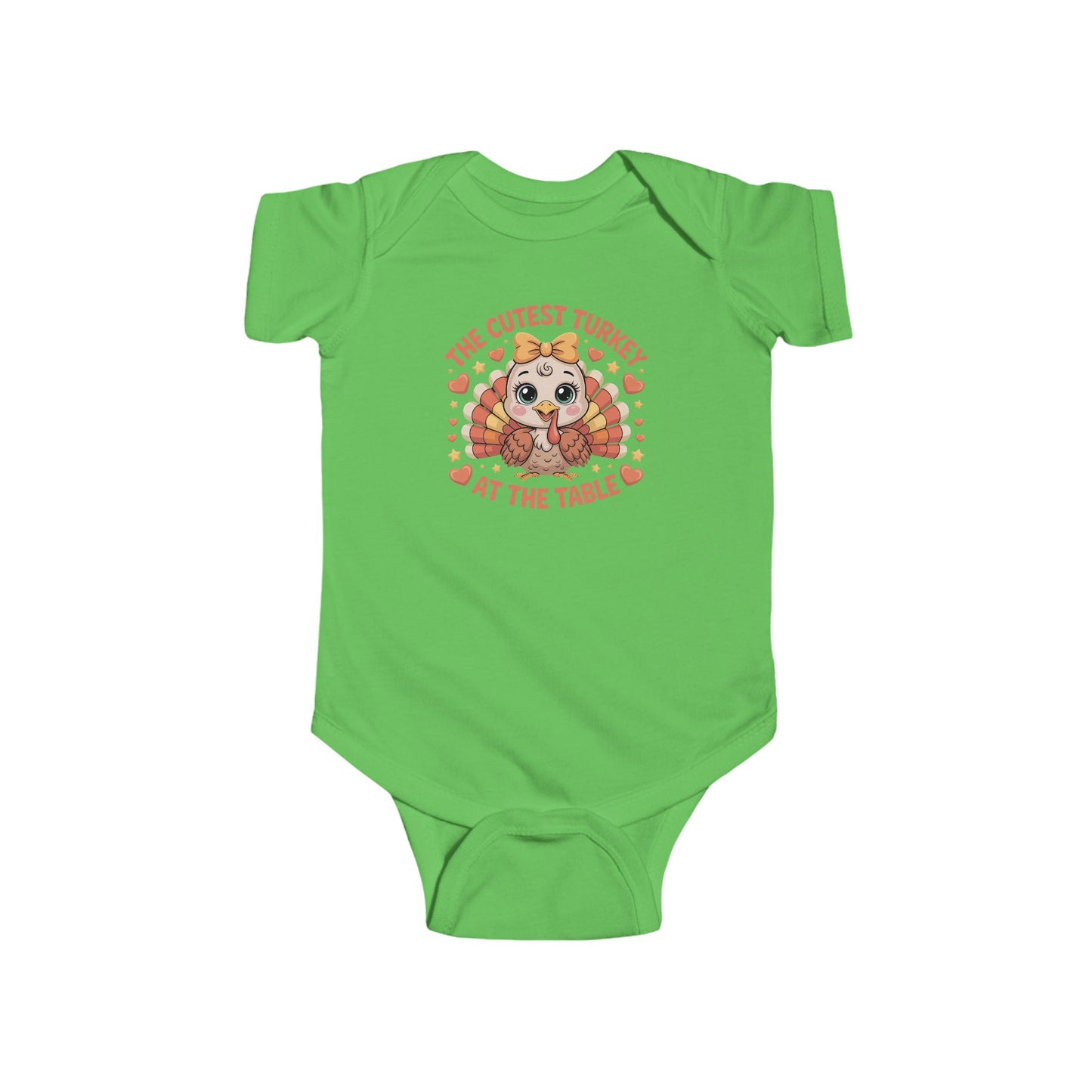 🦃💛 The Cutest Turkey at the Table Baby Onesie – Adorable Thanksgiving Outfit for Babies 🧡🍂
