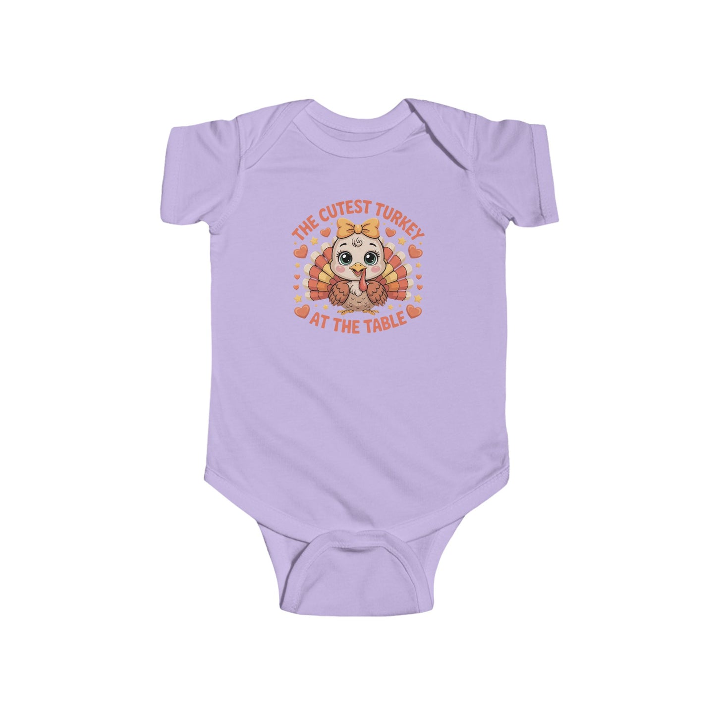 🦃💛 The Cutest Turkey at the Table Baby Onesie – Adorable Thanksgiving Outfit for Babies 🧡🍂