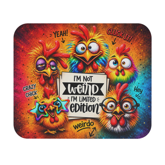 Funny Chicken Mouse Pad – Colorful Limited Edition Desk Decor