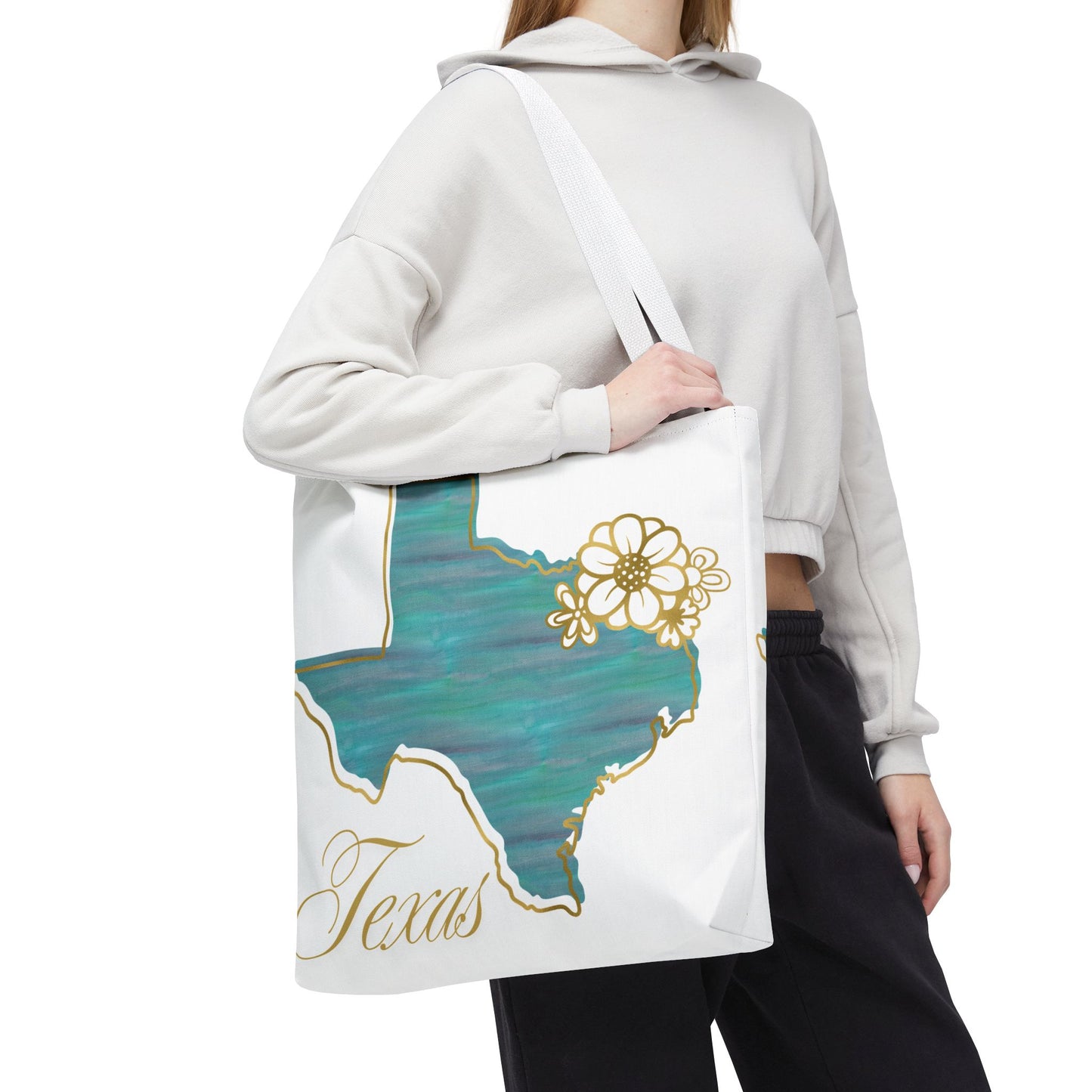 🎨 Texas State Floral Tote Bag – Elegant, Practical & Southern Charm 🌸