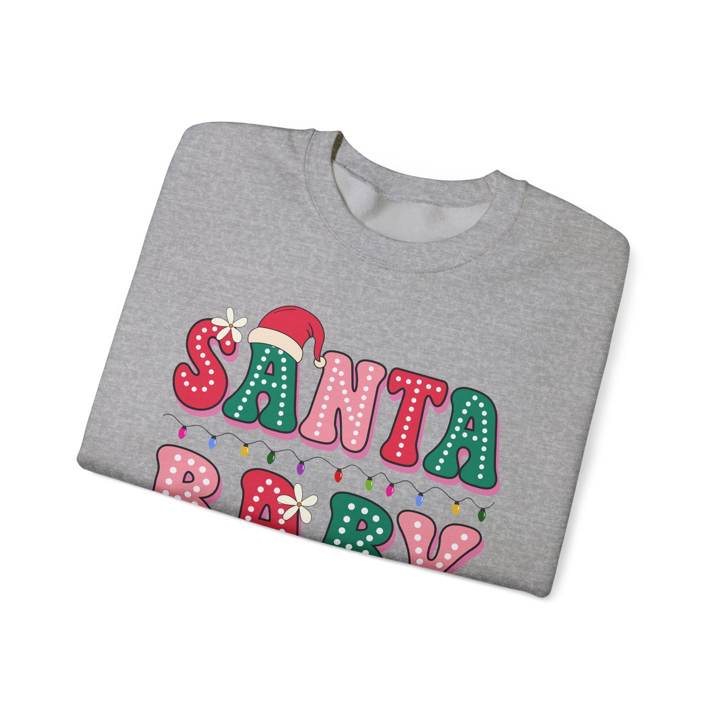 🎅✨ Santa Baby Retro Sweatshirt – Cute & Festive Holiday Style