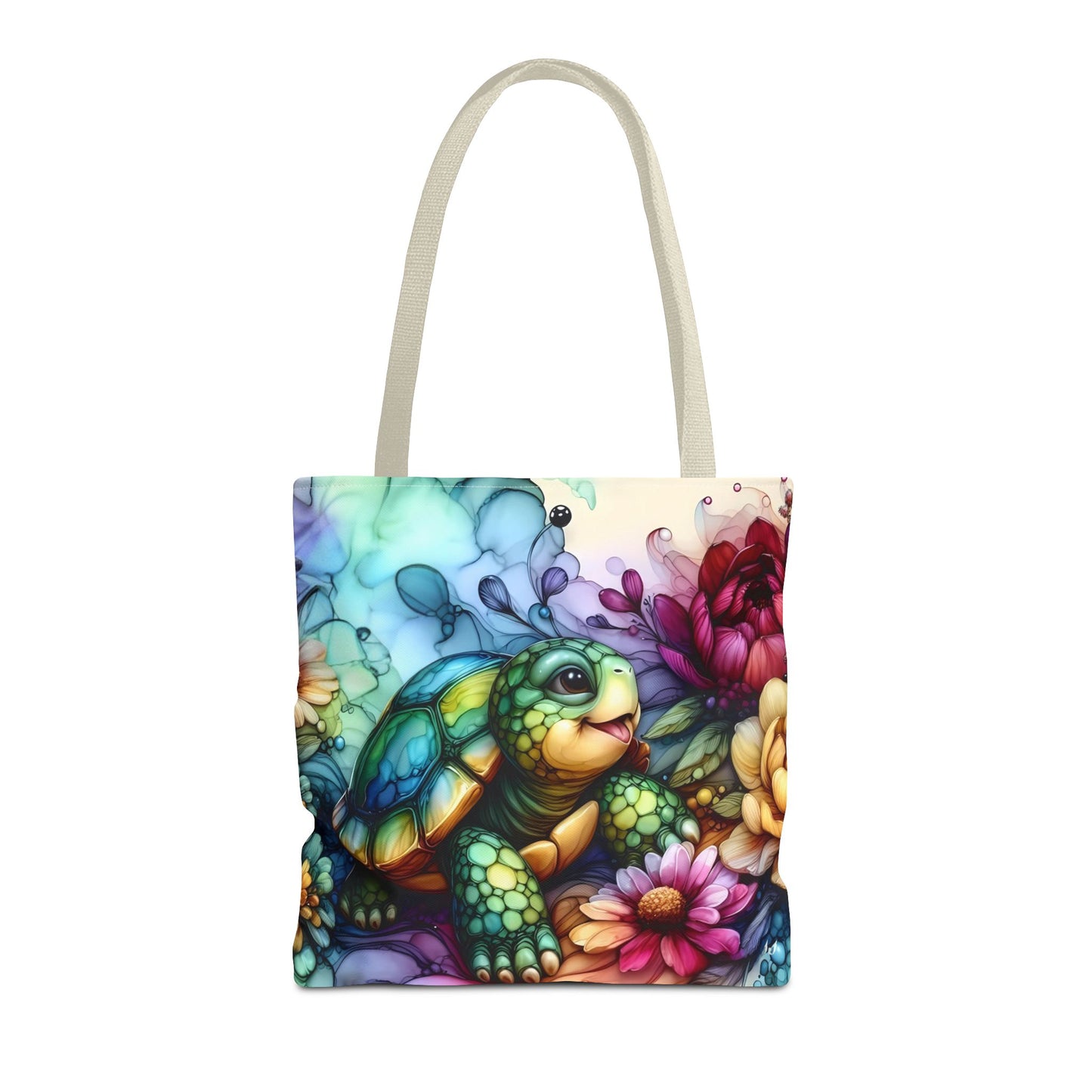 Bolsa de mano - Diseño de tortugas coloridas