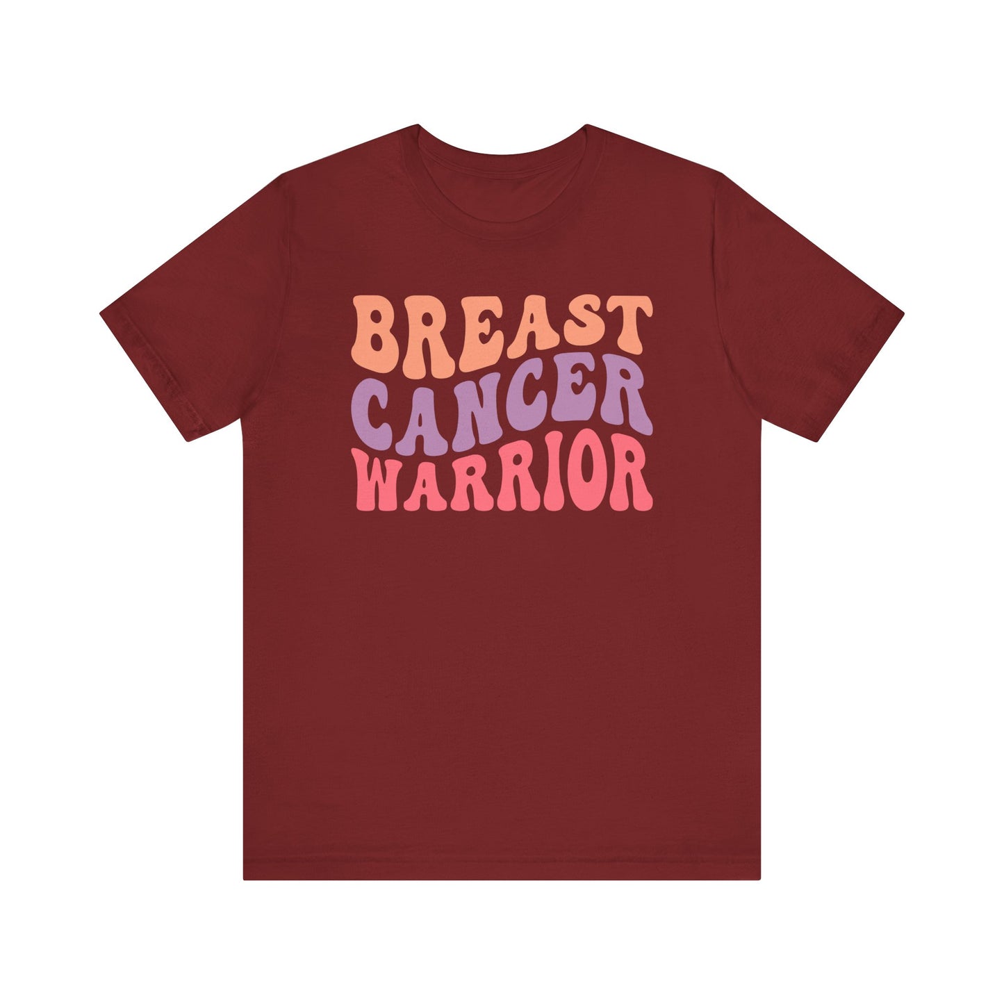 🎗️💪 Breast Cancer Warrior T-Shirt – Bold Retro Awareness Tee for Strength & Support 🌸