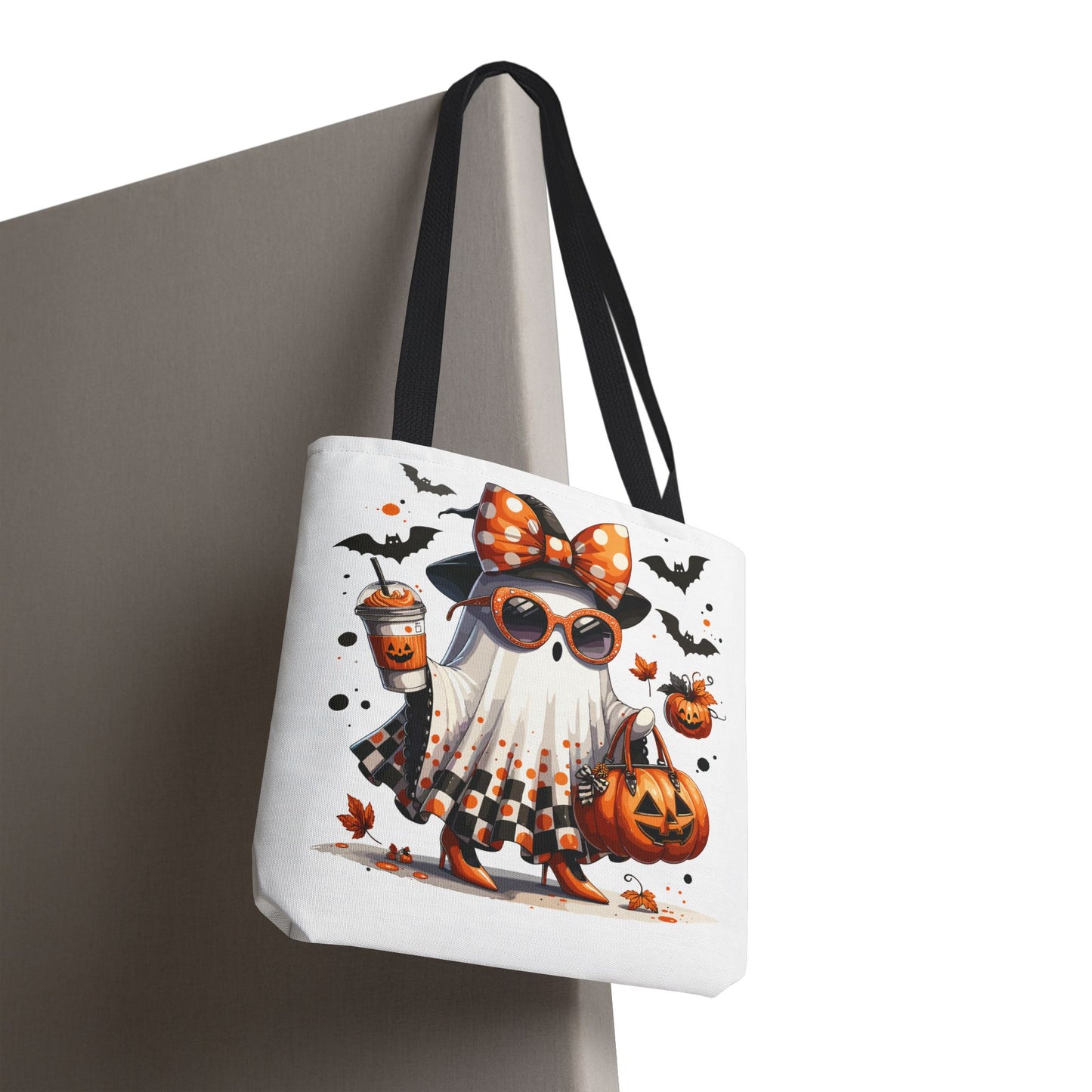 🧡 Chic Ghost Halloween Tote Bag – Sassy, Stylish & Spook-tacular 👻🎃