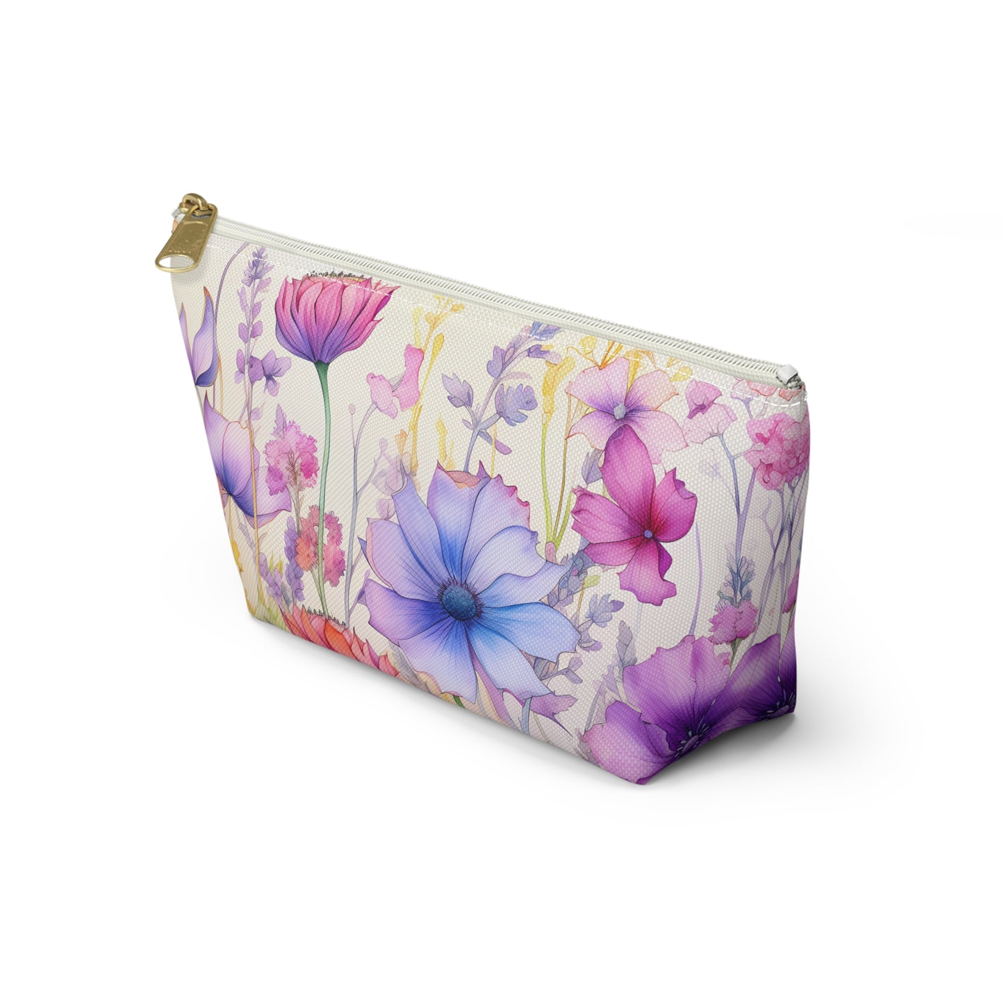 Accessory Pouch – Floral Garden Makeup Bag