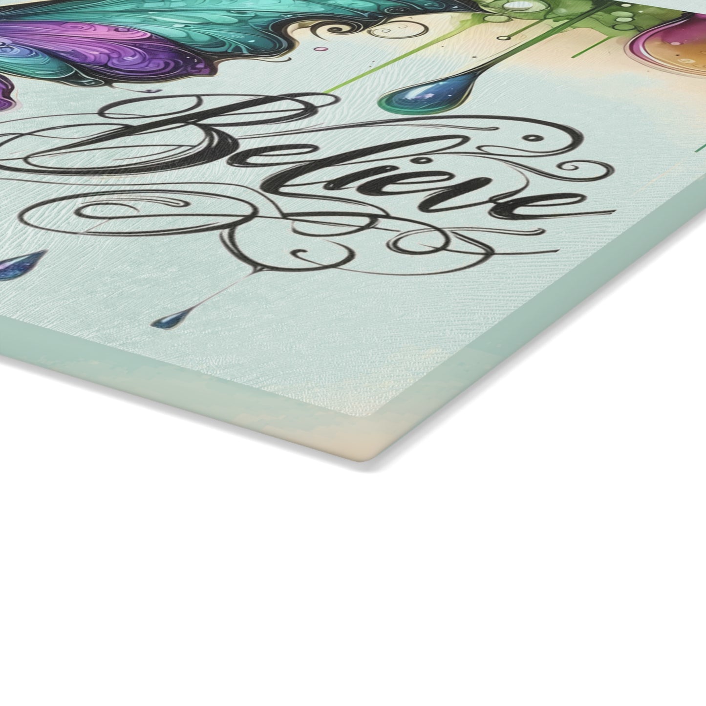 Tabla de cortar con mariposas, arte con mariposas, decoración inspiradora, regalo de aliento, regalo para amantes de la jardinería, tabla caprichosa, regalo de cocina