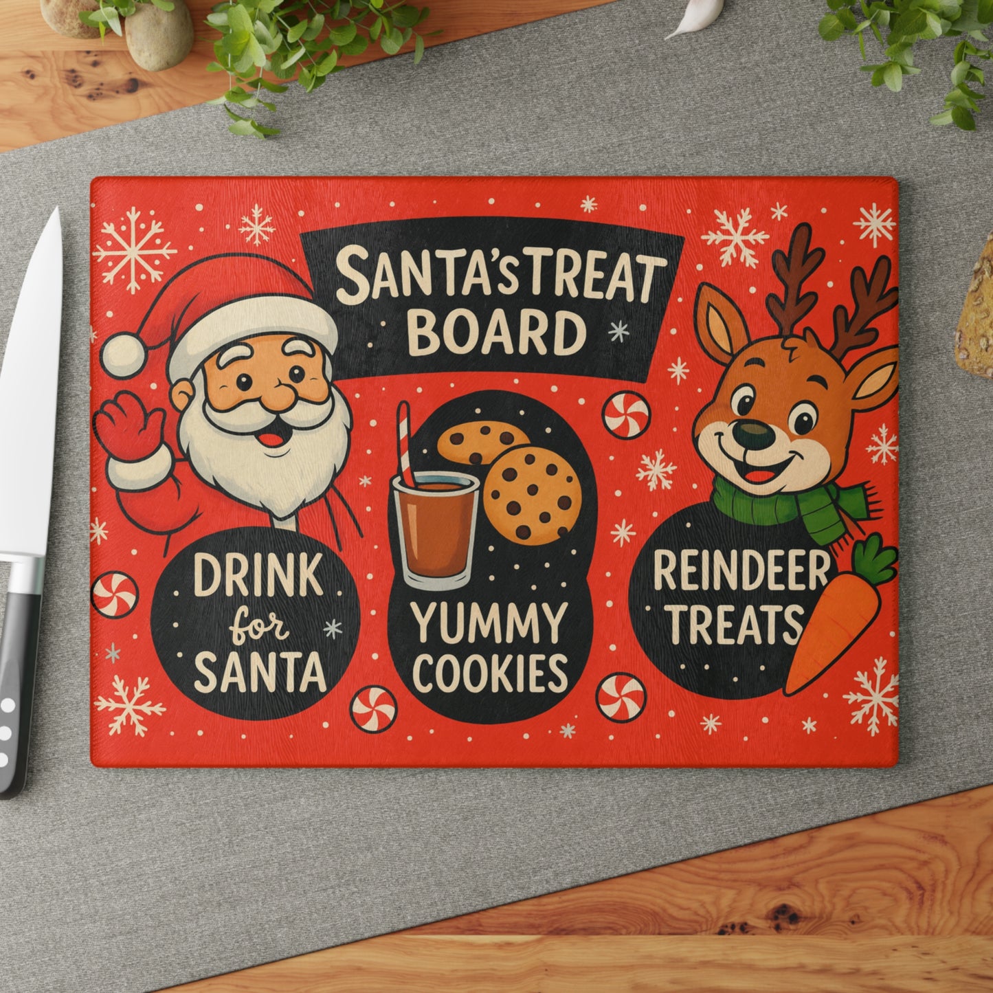 🎄🍪 Santa’s Treat Board – Magical Holiday Tradition for Kids 🎅🥛🦌