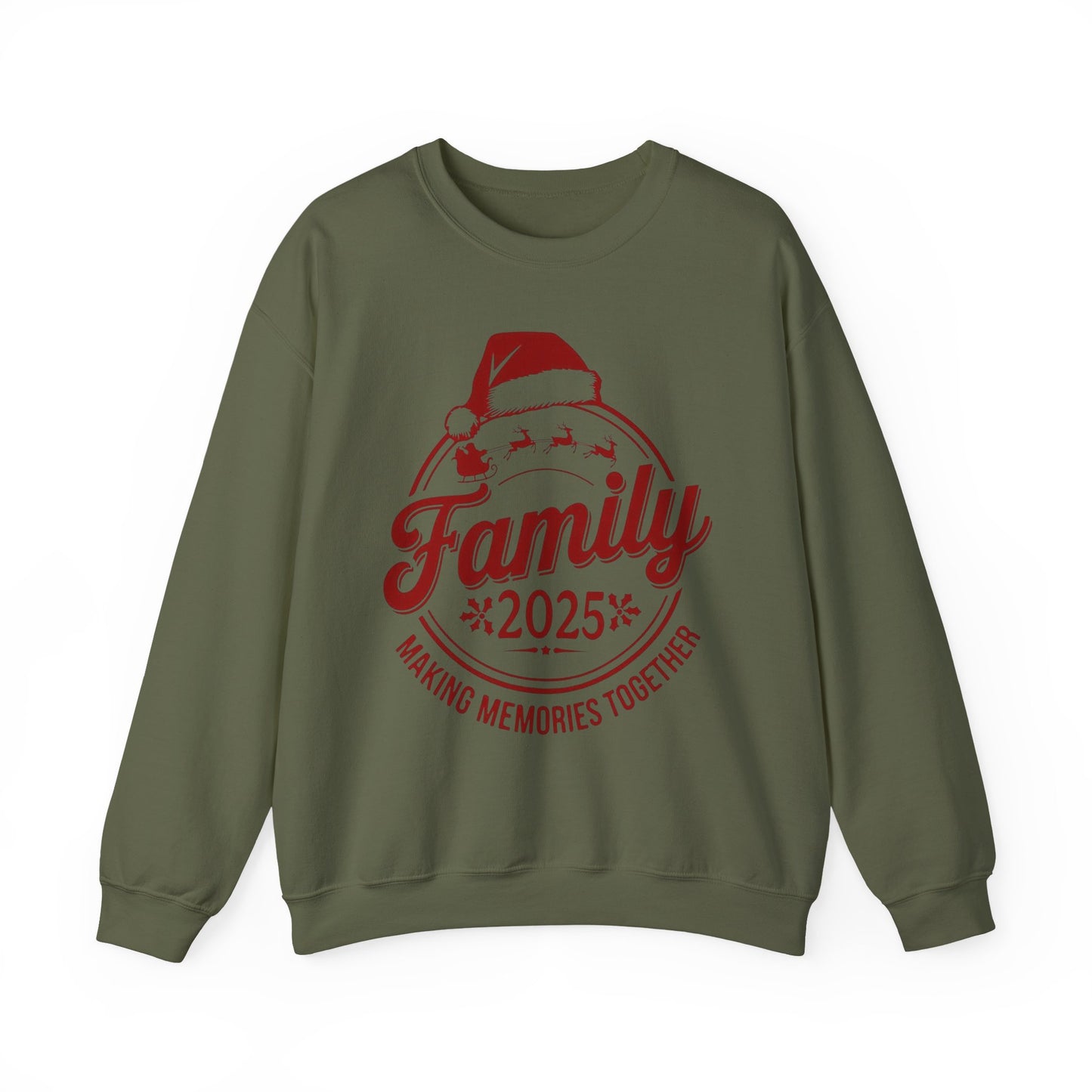 🎅❤️ Family 2025 Christmas Sweatshirt – Making Memories Together 🌟✨