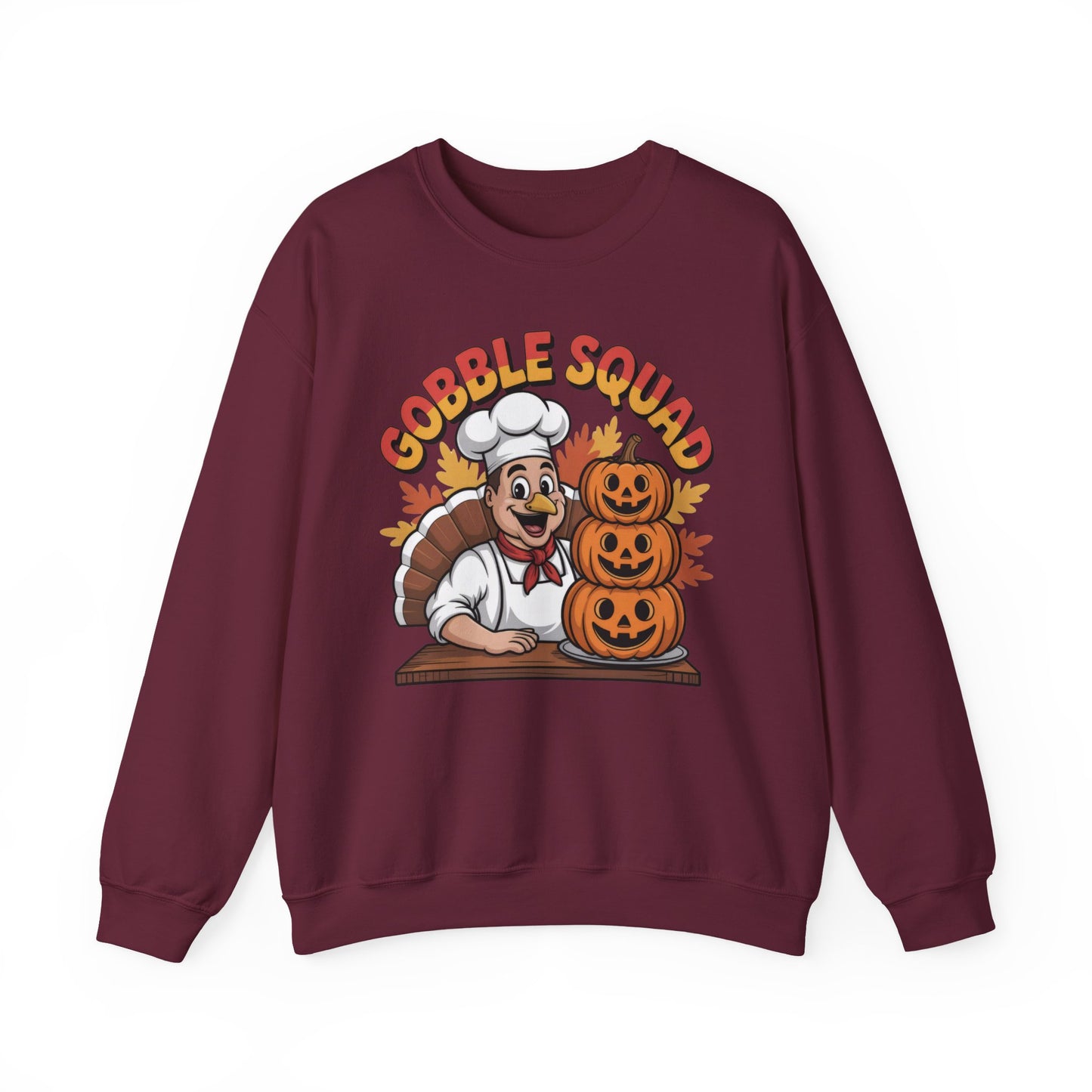 🦃🍂 Gobble Squad Thanksgiving Sweatshirt – Fun Fall Vibes for the Season