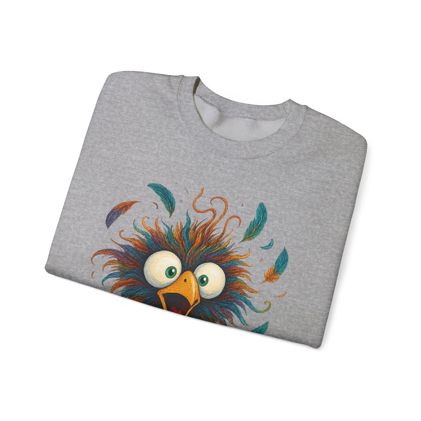 🍂🪽 F.CAW.F Funny Bird Sweatshirt – Quirky Fowl Humor for Everyday Laughs