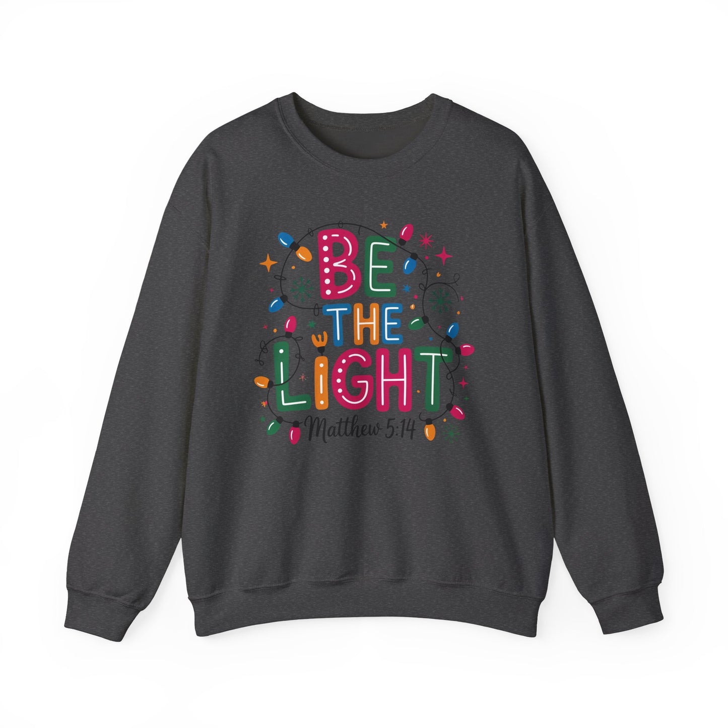 ✨🕯️ Be The Light – Matthew 5:14 Sweatshirt 🌟🎄