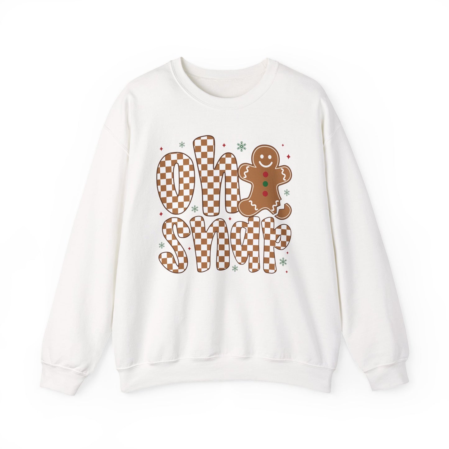 🍪✨ Oh Snap Gingerbread Crewneck – Cozy Pun for Cookie Lovers 🎄😄