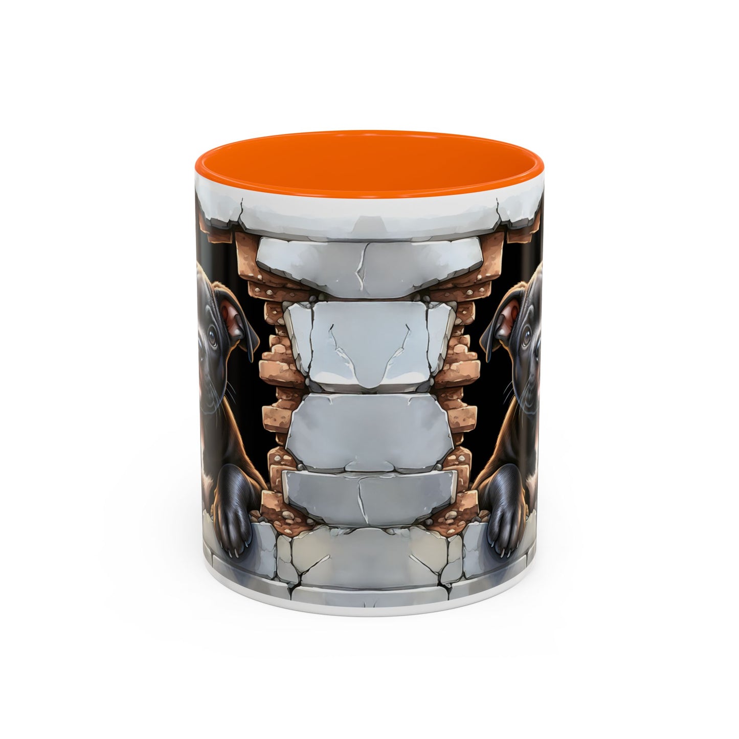 🐶☕ Pit Bull Puppy Accent Mug – Cute Breakthrough Pup Design ✨