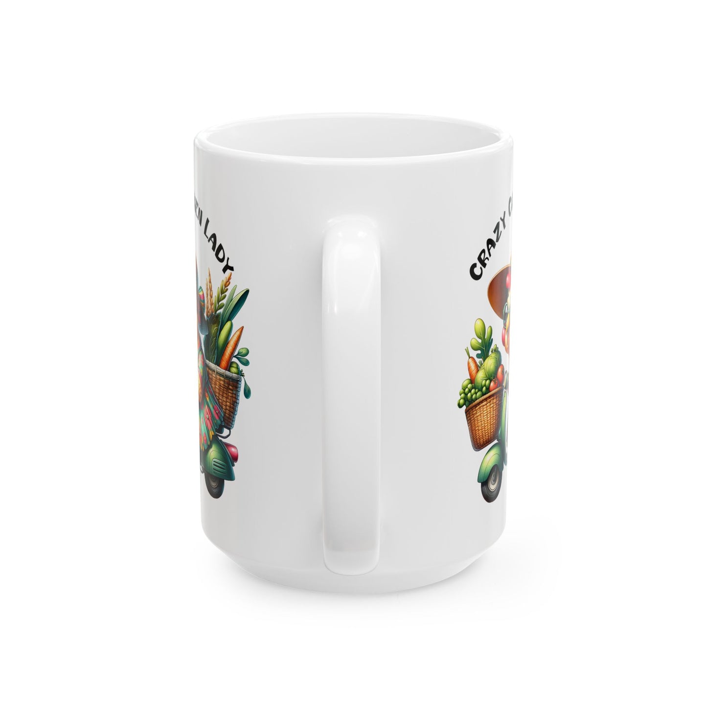 Pollito Veggie Amante de los Patinetes - Taza de Café con Pollito y Patinete 🛵🌽